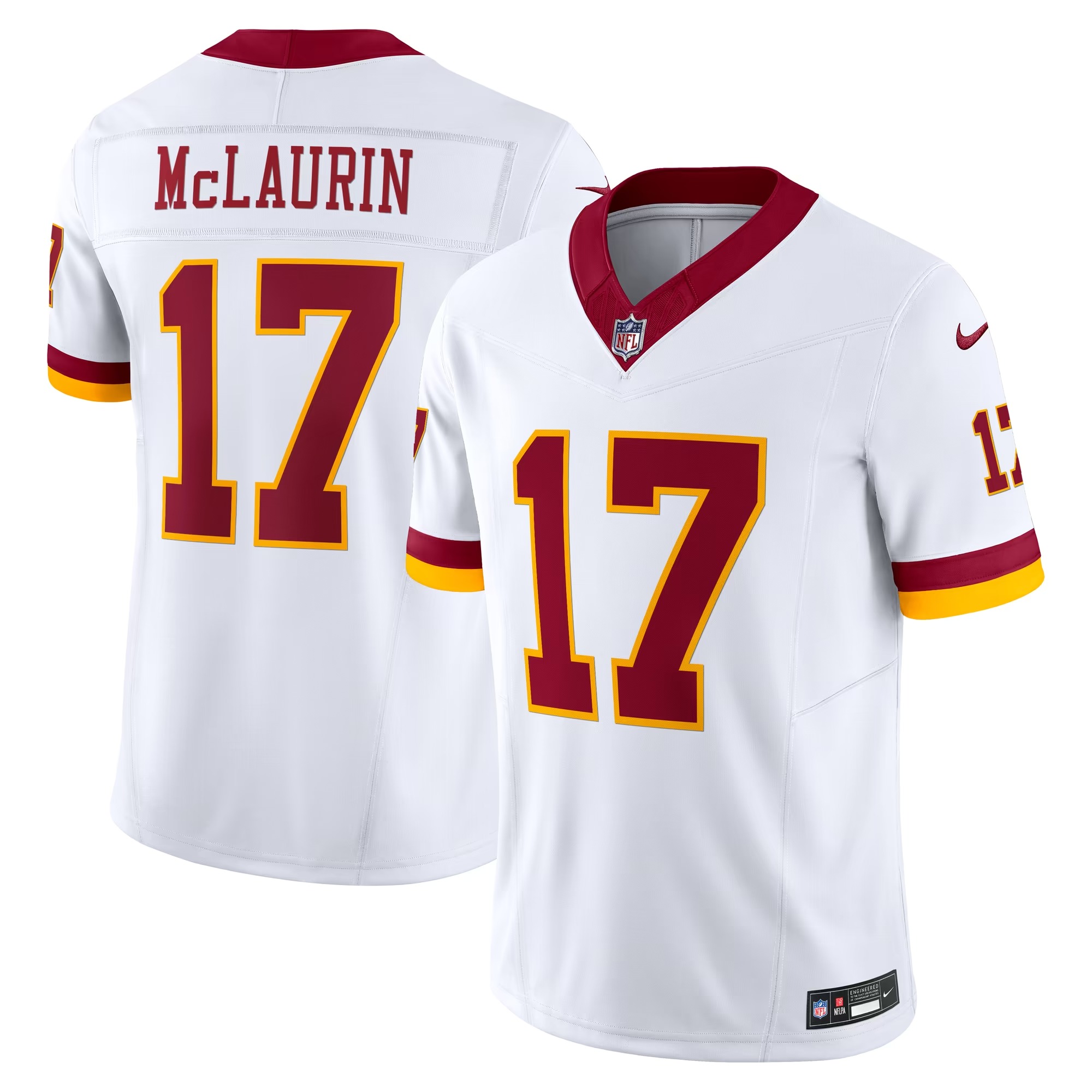 Hunk Wear - Terry McLaurin Washington Commanders Nike Vapor F.U.S.E. Limited Super Bowl Era Jersey - White