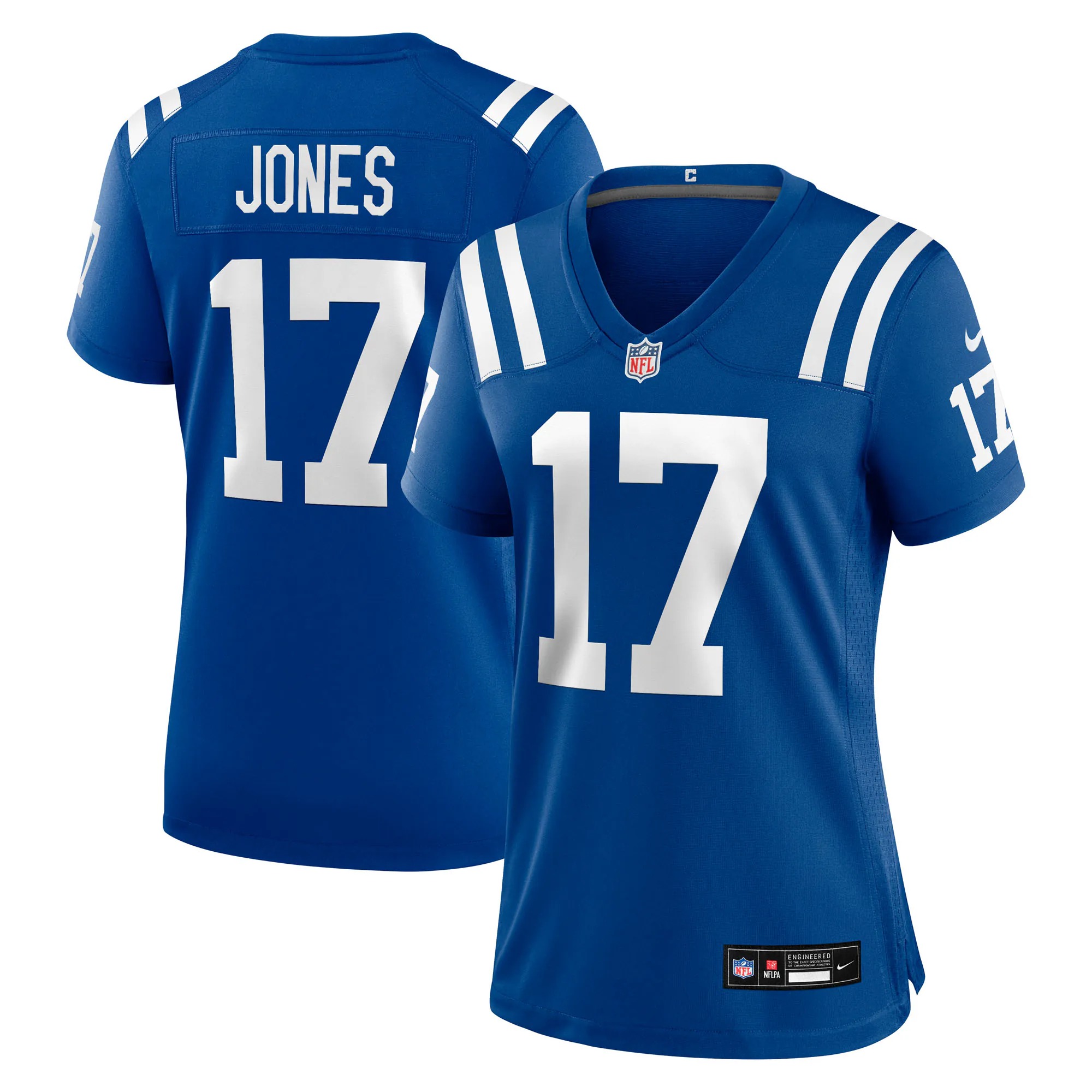 Hunk Wear - Daniel Jones Indianapolis Colts Nike Women's Team Game Jersey - Royal