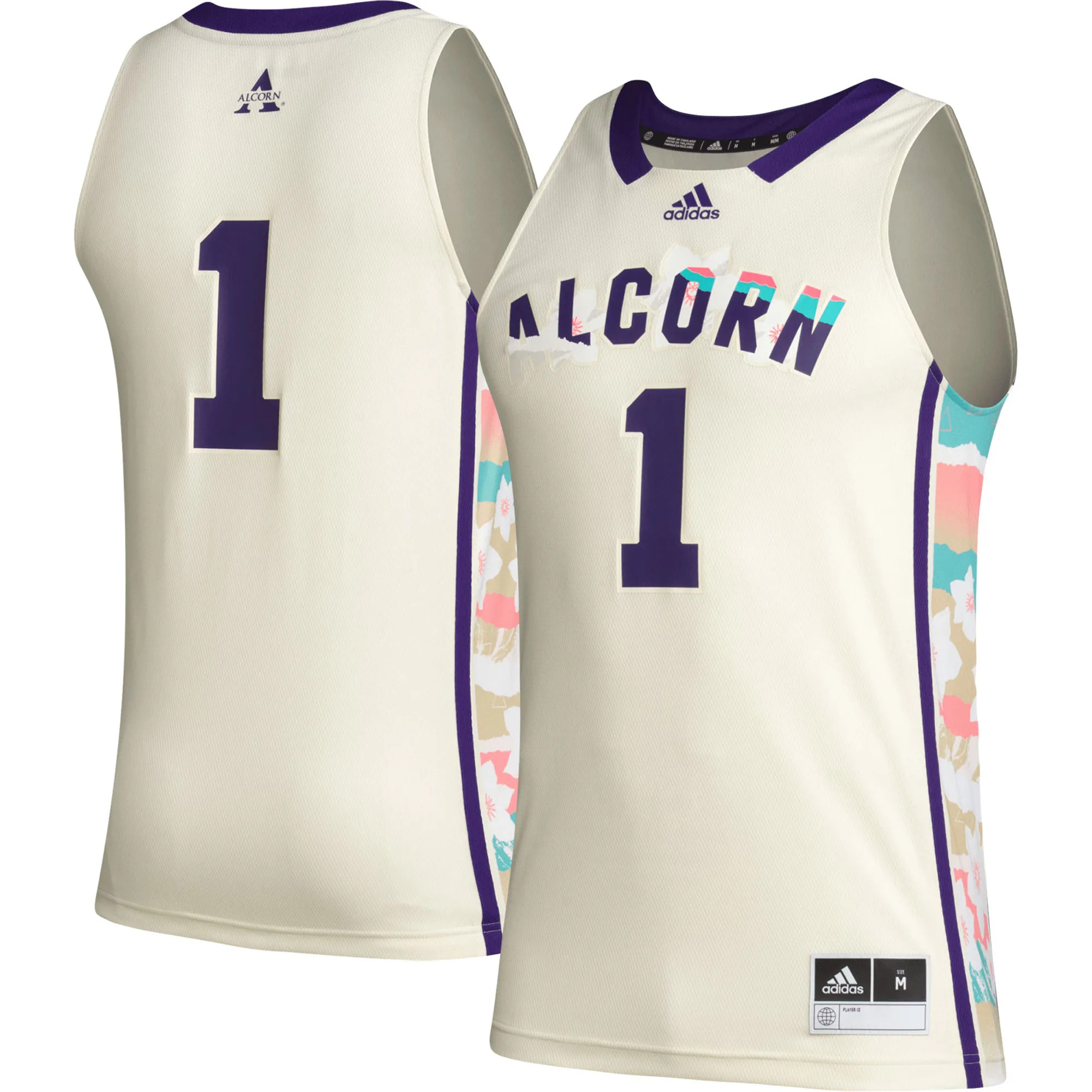 Hunk Wear - #1 Alcorn State Braves adidas Honoring Black Excellence Basketball Jersey - Khaki