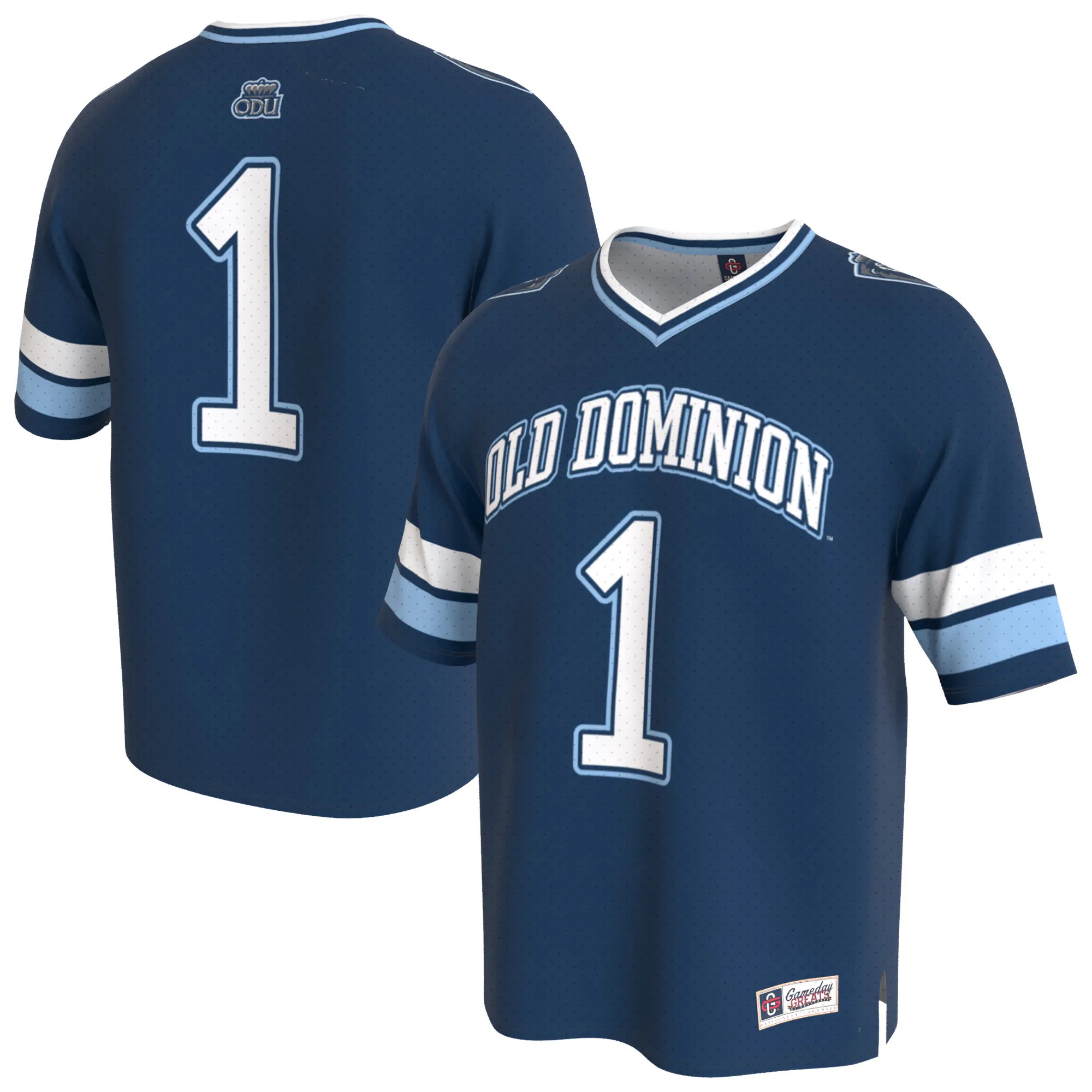 Hunk Wear - Old Dominion Monarchs GameDay Greats Youth Lightweight Collegiate Football Fashion Jersey - Blue