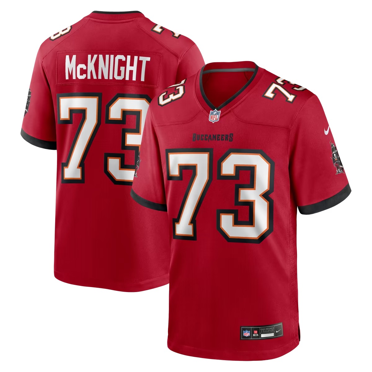 Hunk Wear - Deshawn McKnight Tampa Bay Buccaneers Nike Team Game Jersey - Red