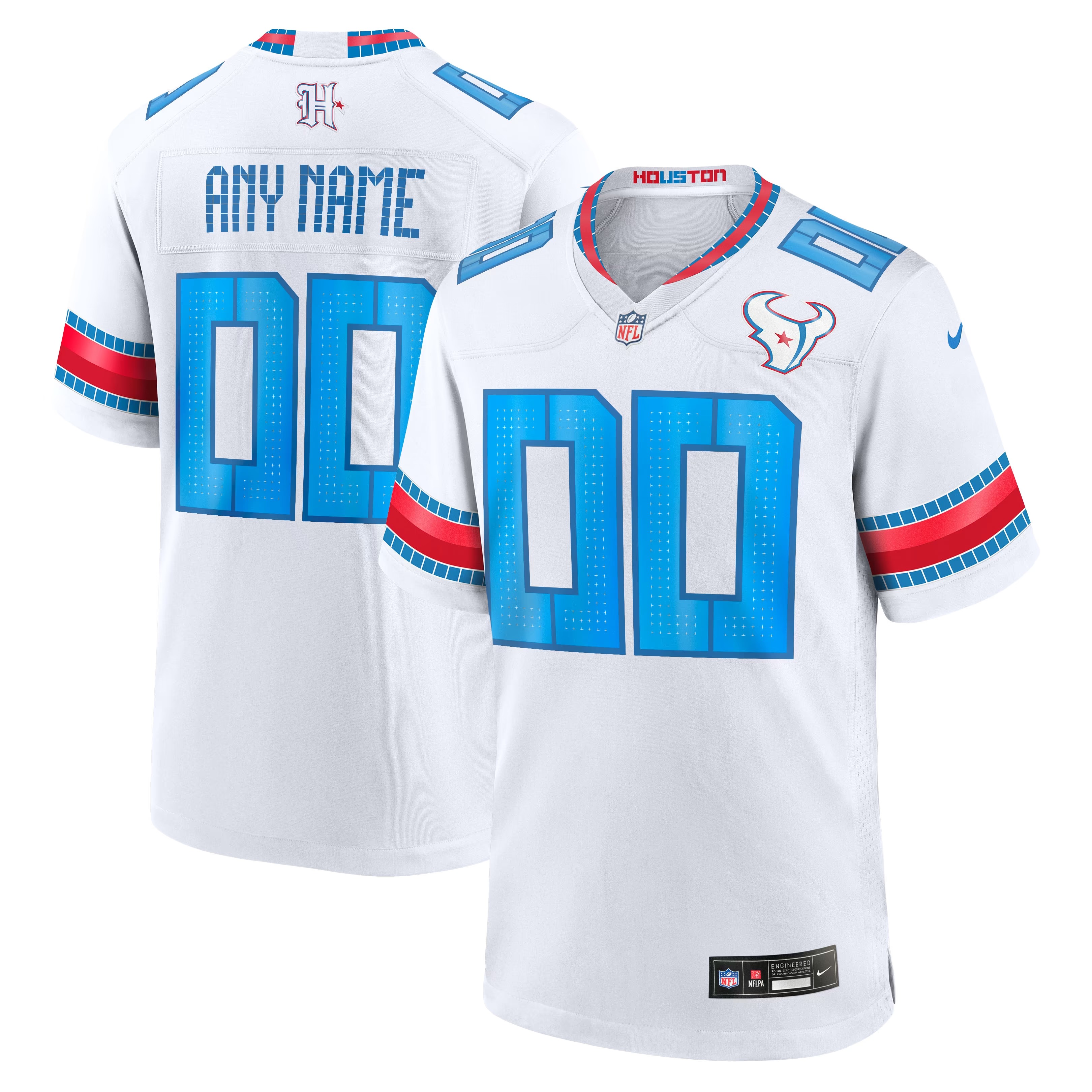Hunk Wear - Houston Texans Nike 2026 Rivalries Collection Game Custom Jersey - White