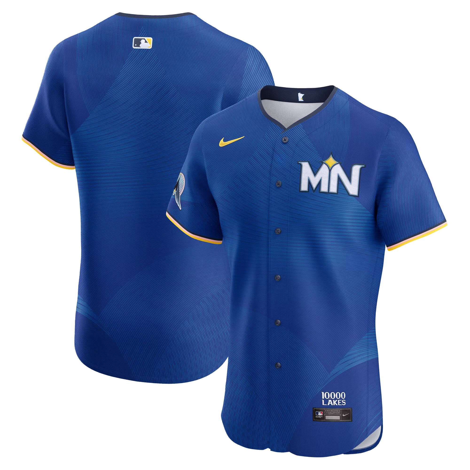 Hunk Wear - Minnesota Twins Nike City Connect Elite Jersey - Royal