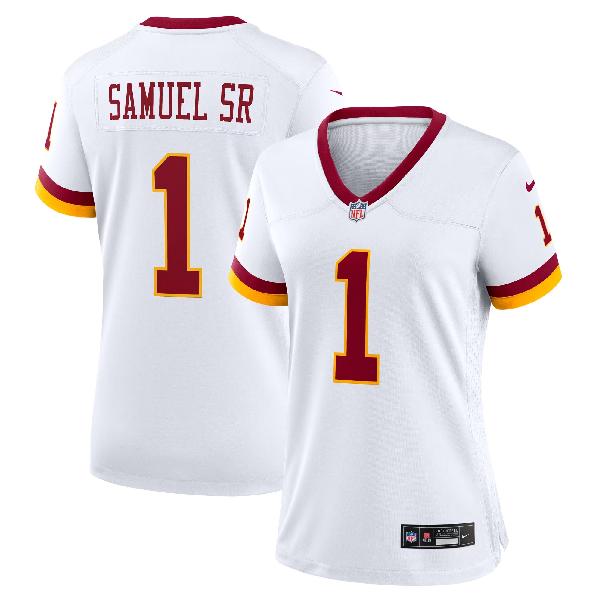 Hunk Wear - Deebo Samuel Sr Washington Commanders Nike Women's Game Super Bowl Era Jersey - White