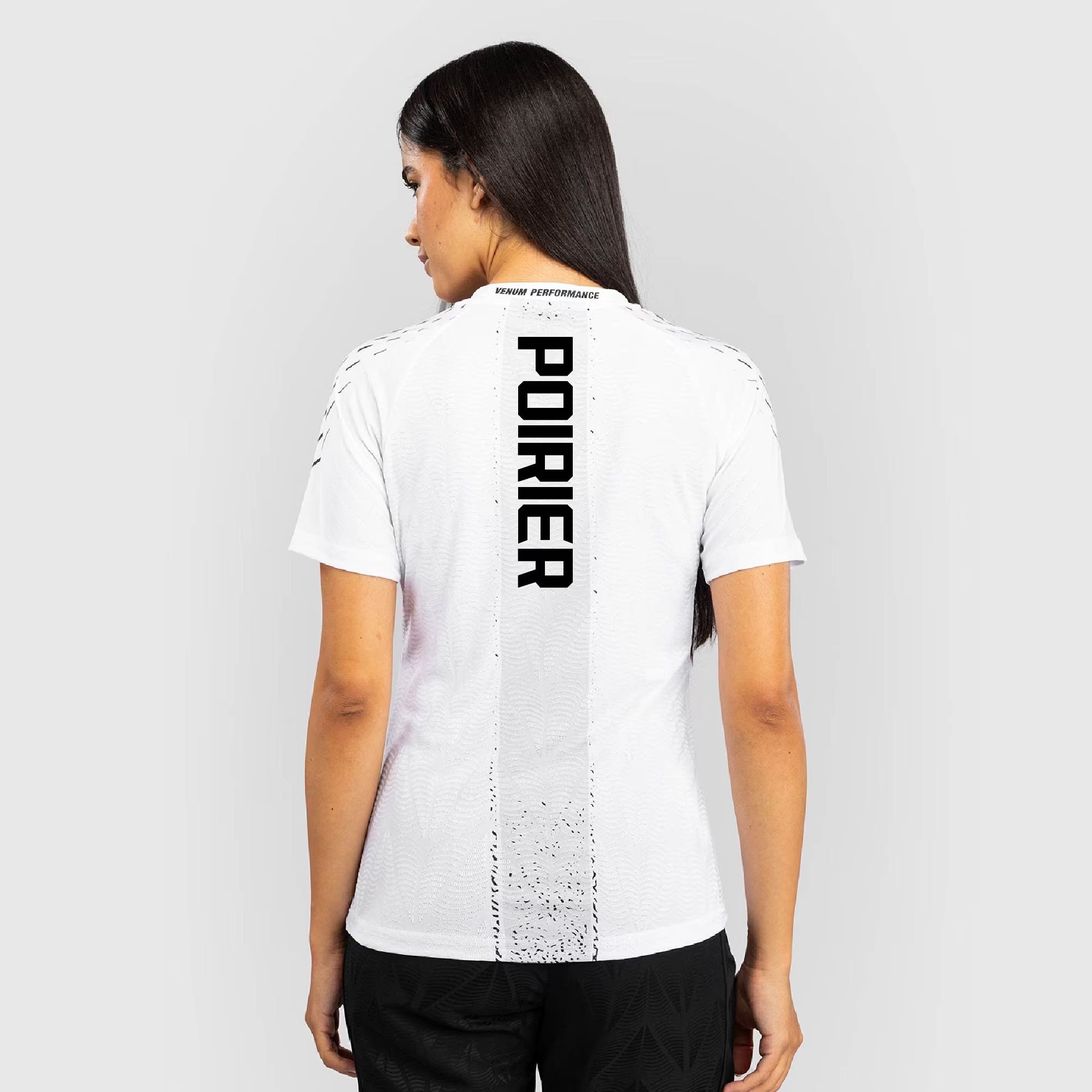 Hunk Wear - Dustin Poirier UFC Zenith by Venum Women's Authentic Fight Night Walkout Jersey - White