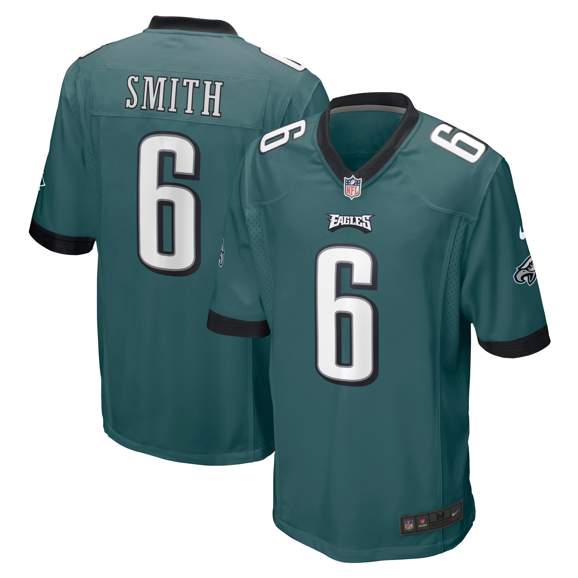 Hunk Wear - DeVonta Smith Philadelphia Eagles Nike Player Game Jersey - Midnight Green