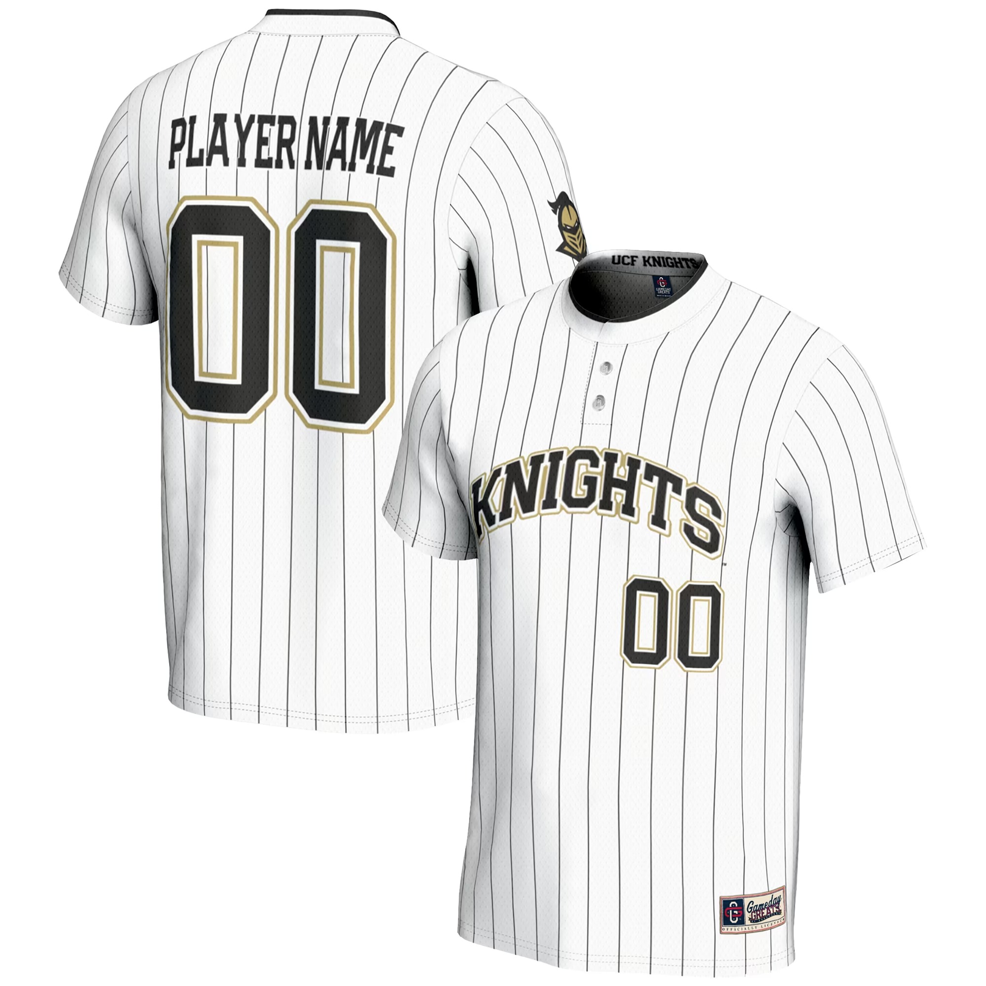 Hunk Wear - UCF Knights GameDay Greats NIL Pick-A-Player Lightweight Softball Jersey - White