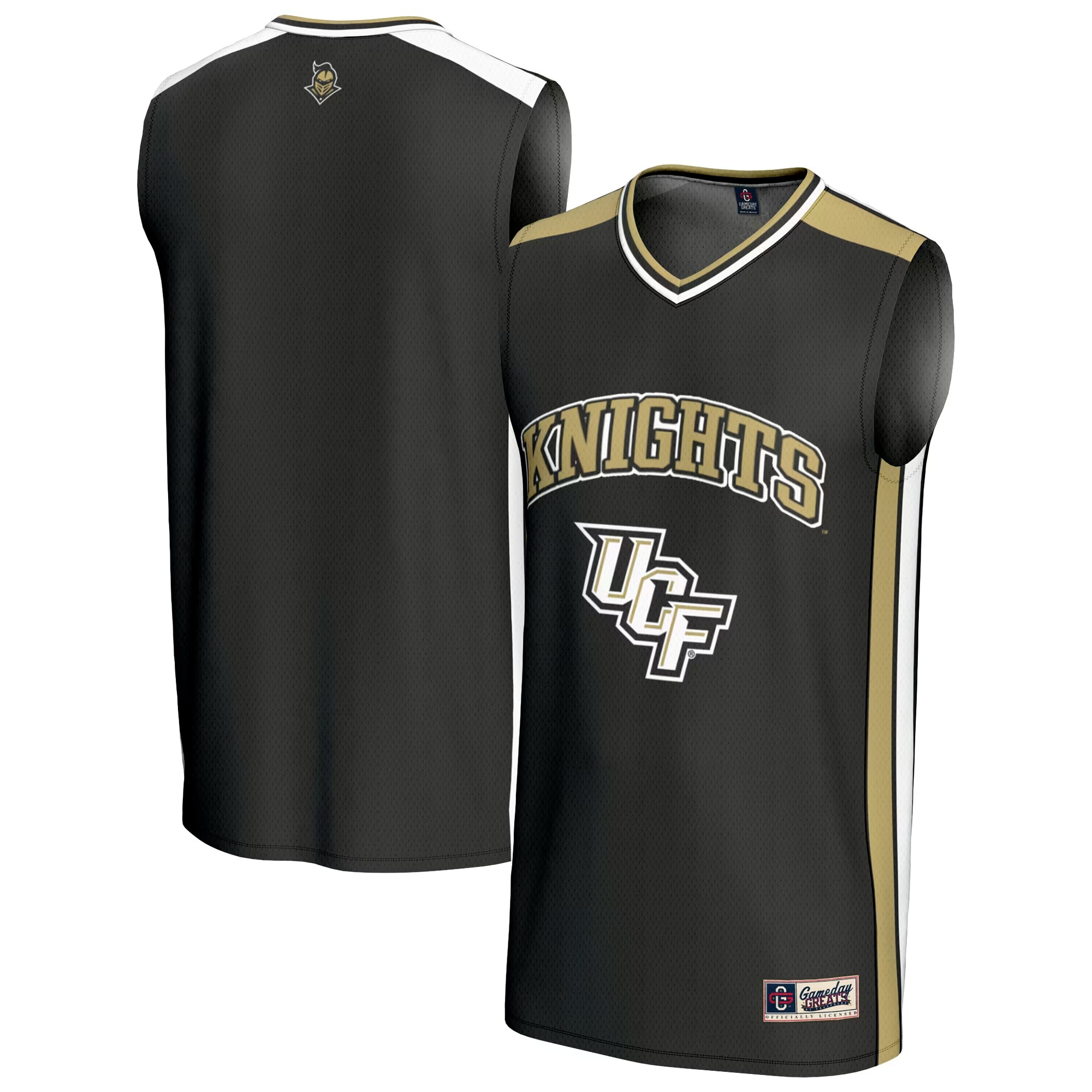 Hunk Wear - UCF Knights GameDay Greats Unisex Spirit Basketball Jersey - Black