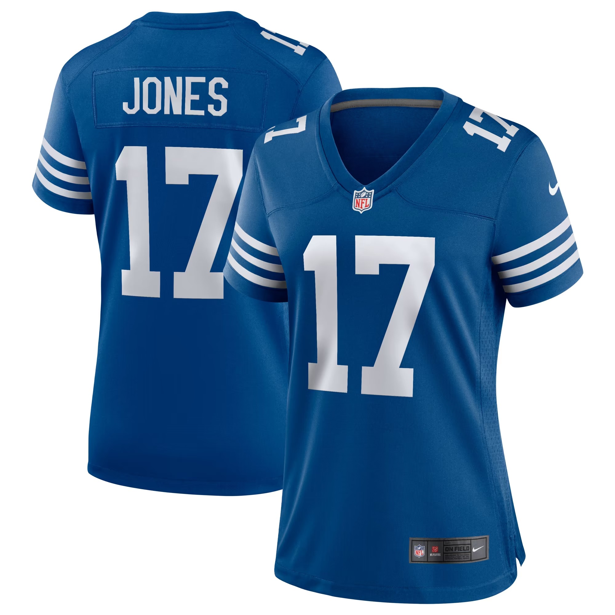 Hunk Wear - Daniel Jones Indianapolis Colts Nike Women's Alternate Game Jersey - Royal