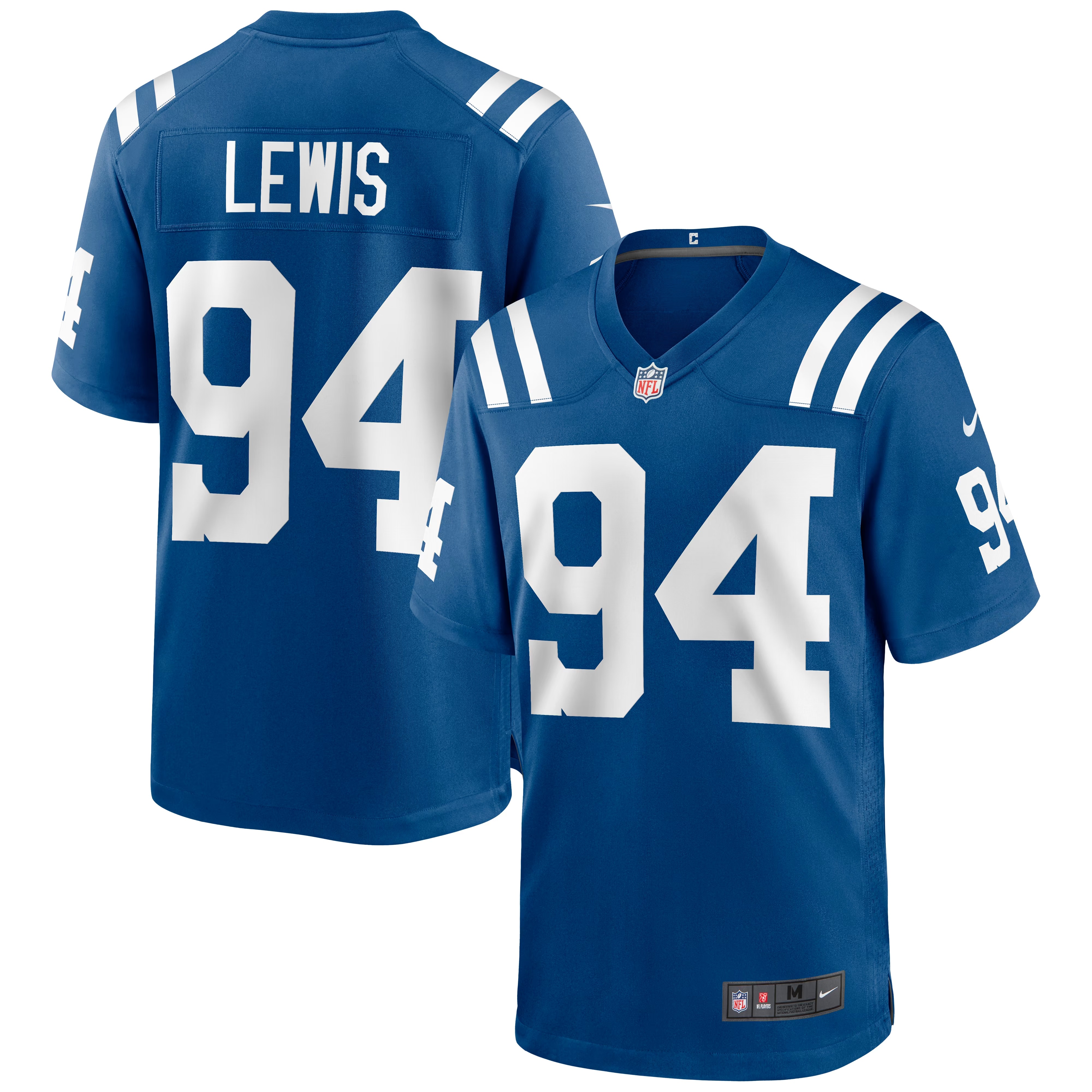 Hunk Wear - Tyquan Lewis Indianapolis Colts Nike Game Jersey - Royal