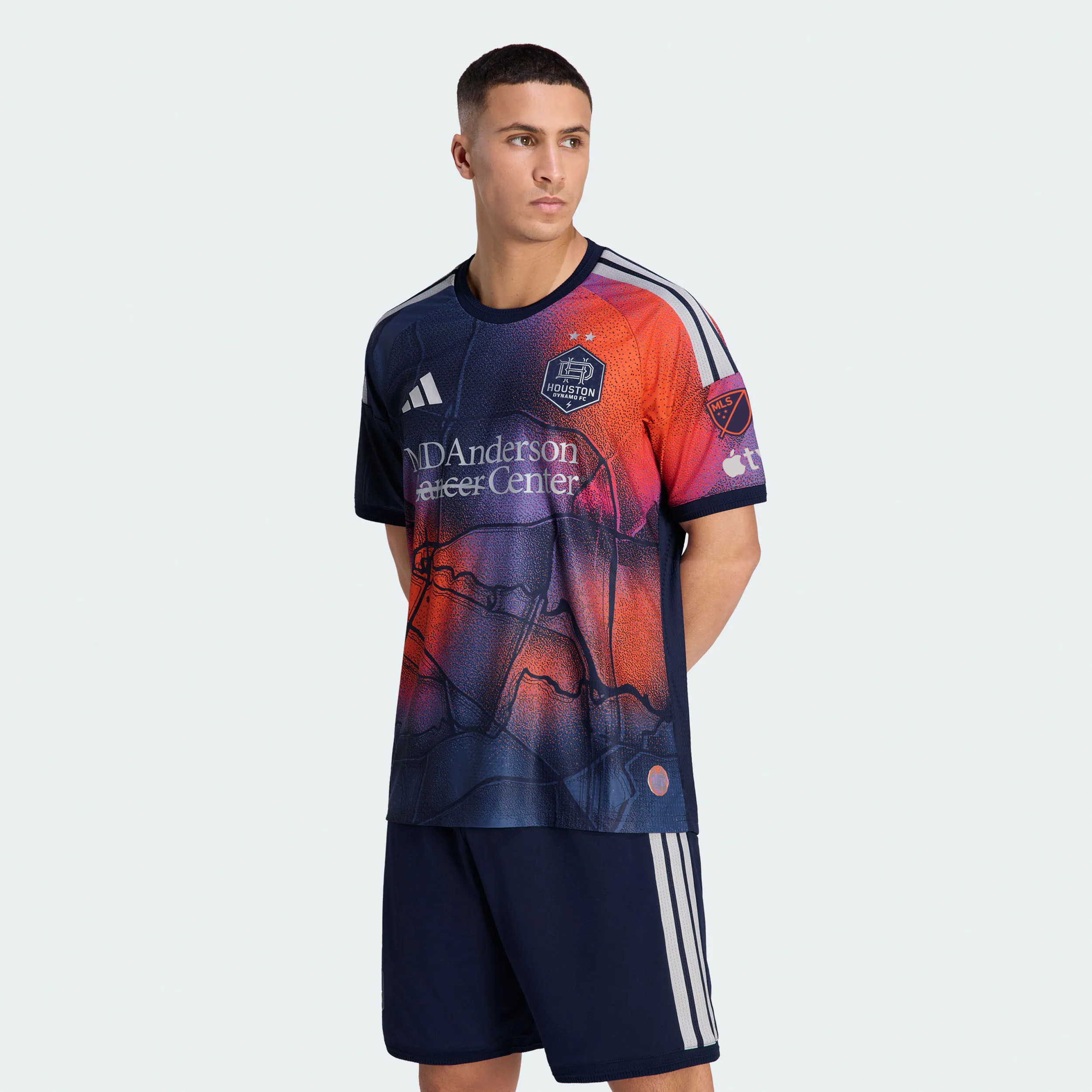 Hunk Wear - Houston Dynamo FC adidas 2026 Mission Control On-Field Authentic Patch Jersey - Blue