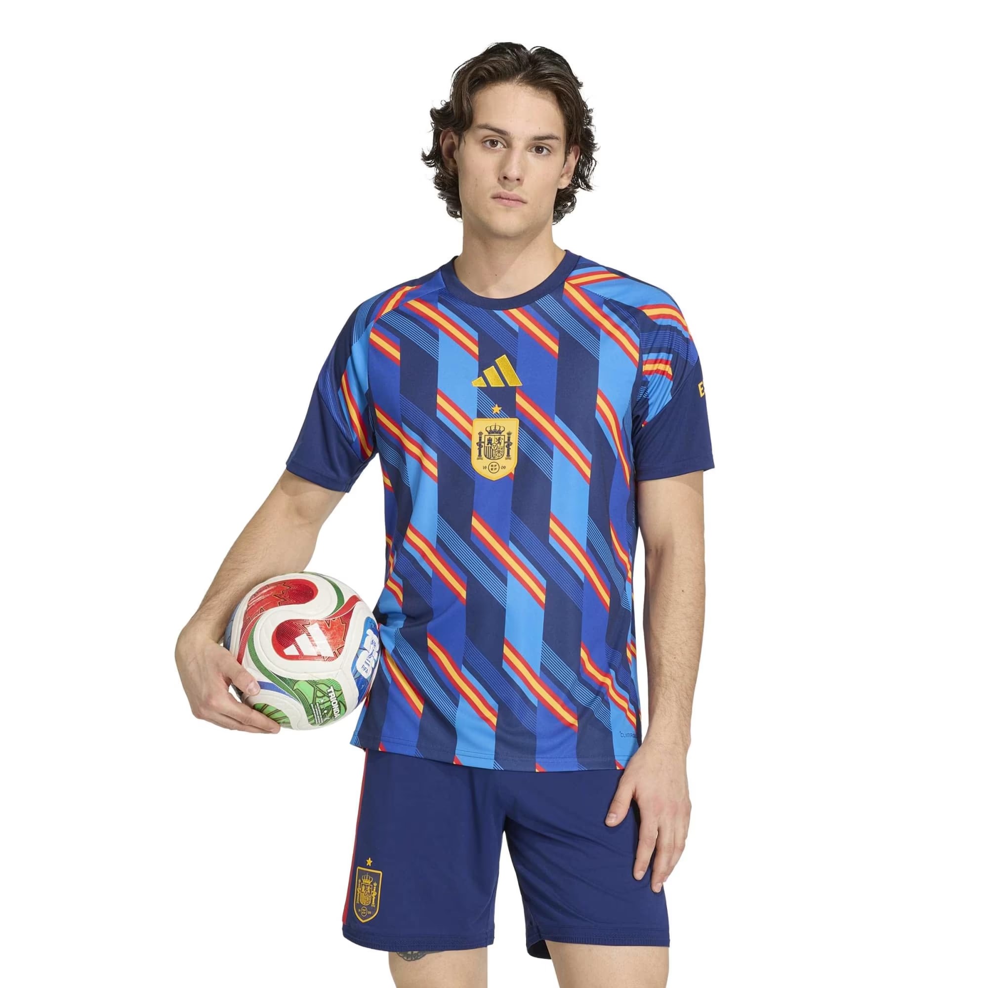 Hunk Wear - Spain National Team adidas 2026 Pre-Match Top - Navy