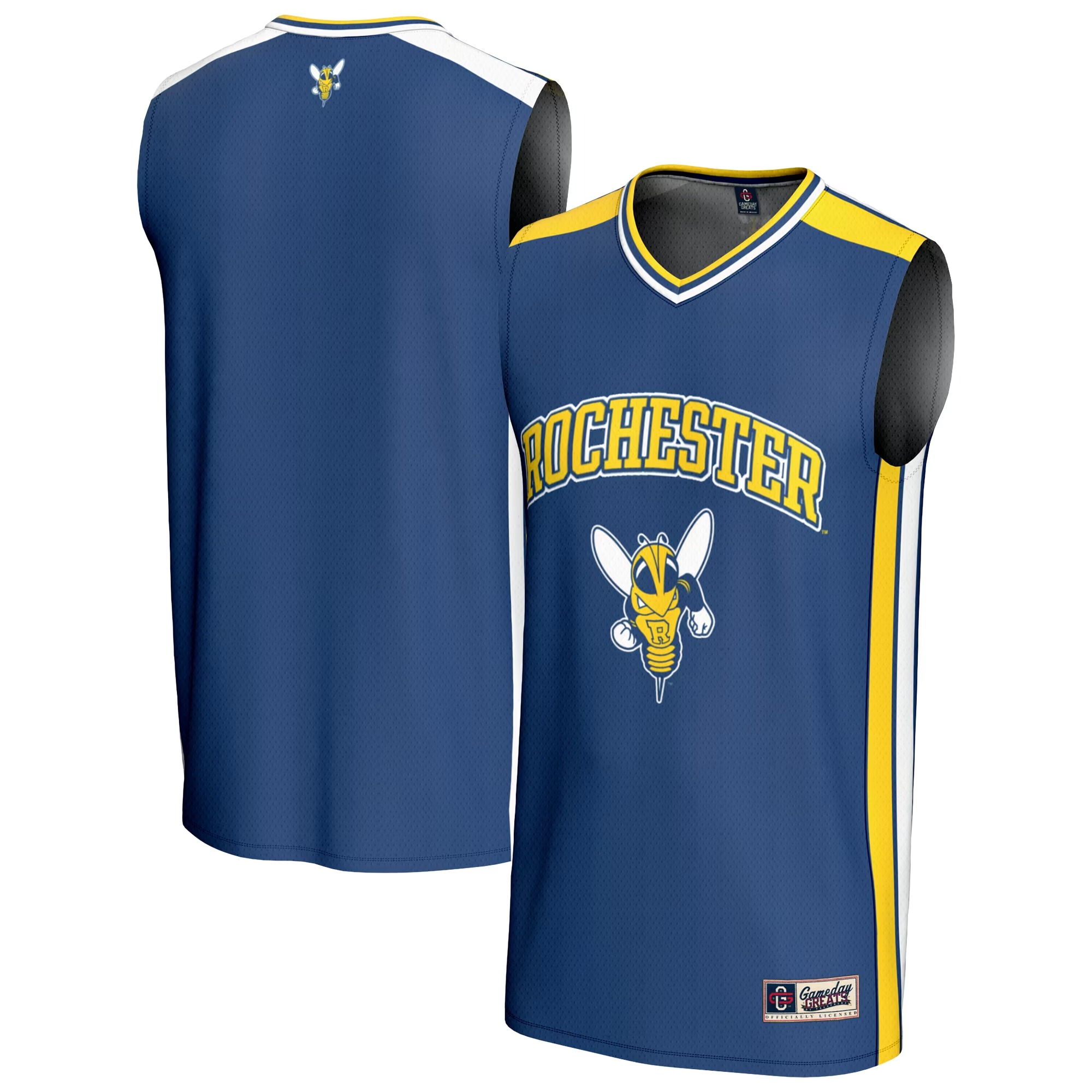 Hunk Wear - Rochester Yellow Jackets GameDay Greats Basketball Jersey - Blue