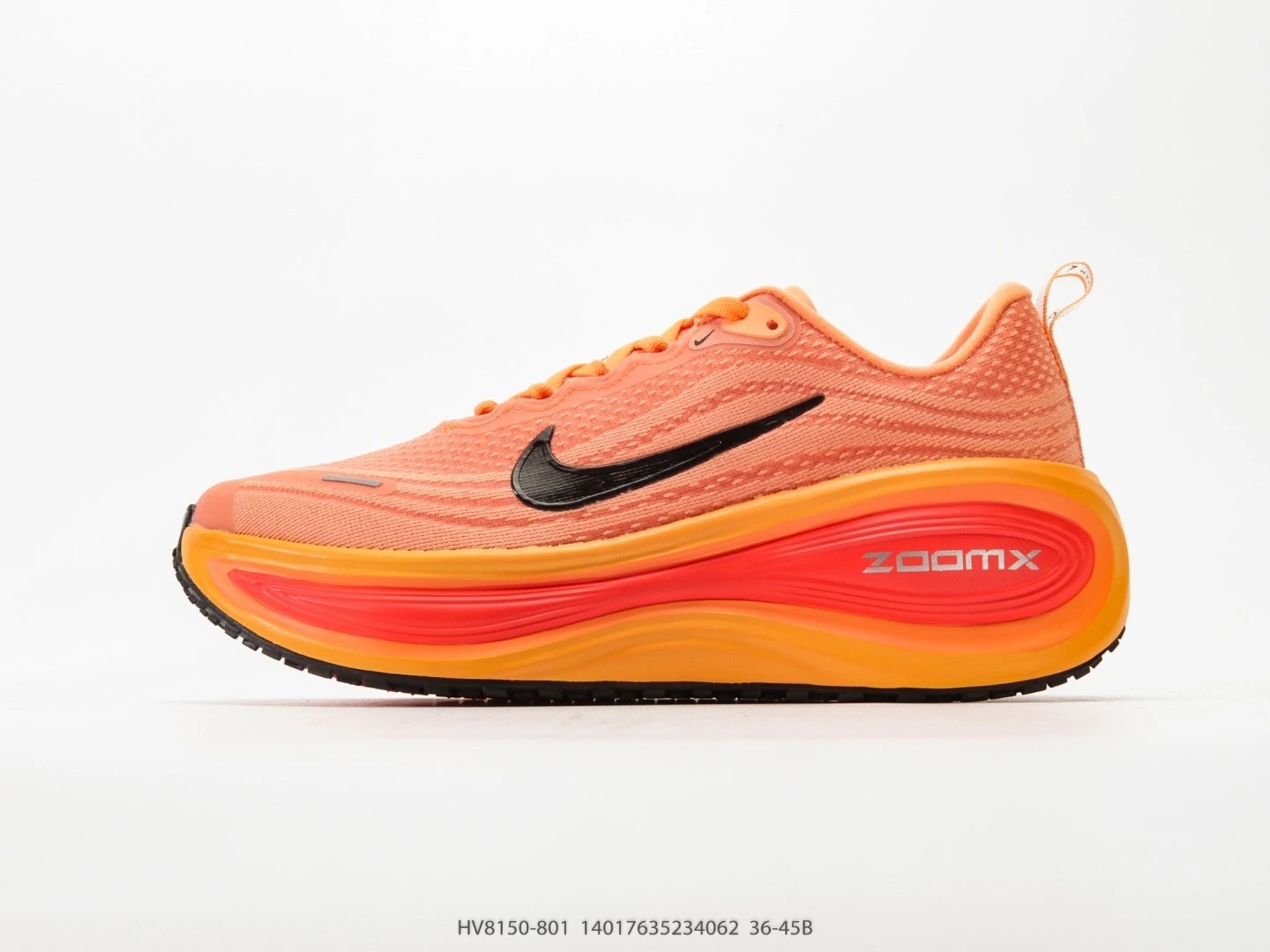 Nike Running Shoes Orange Mesh Lightweight Performance HV8150-801