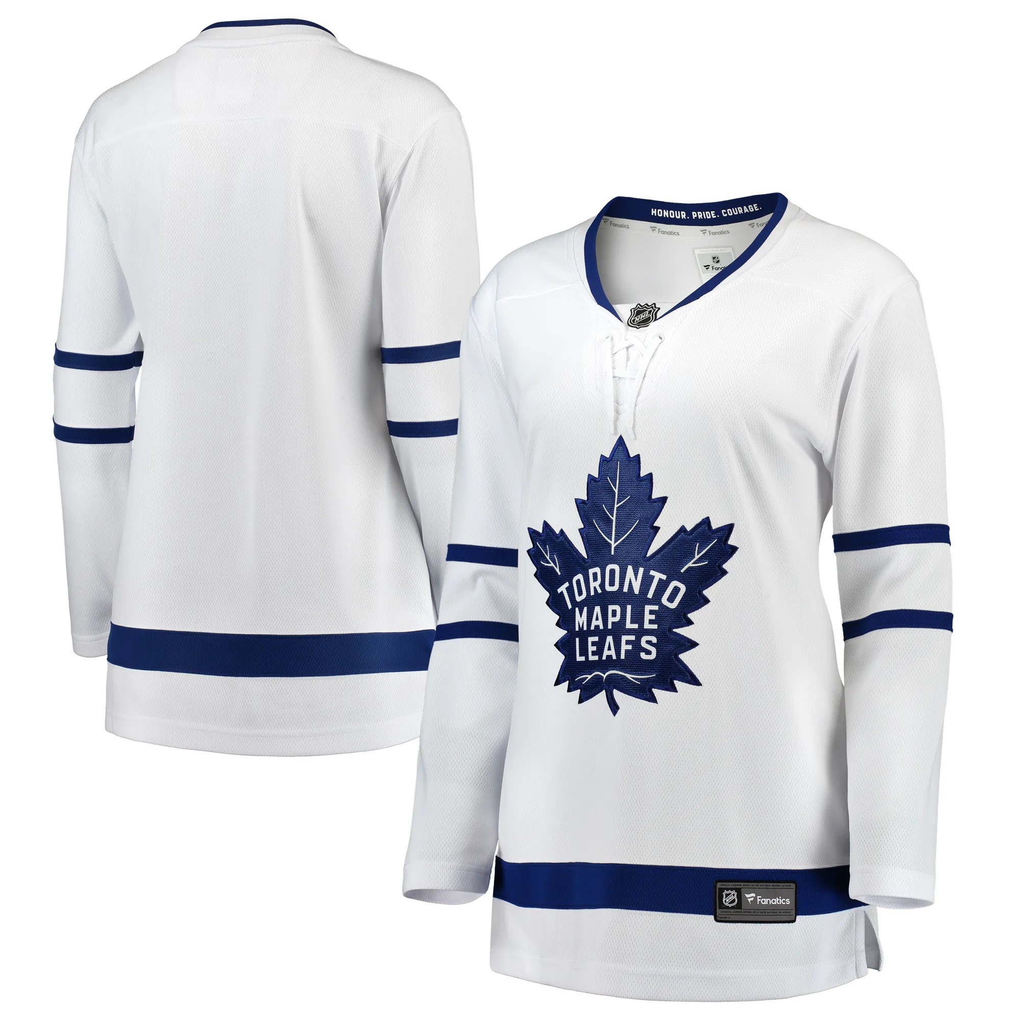 Hunk Wear - Toronto Maple Leafs Fanatics Women's Away Breakaway Jersey - White
