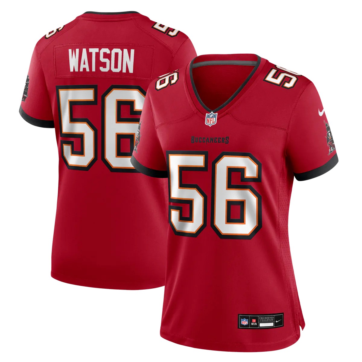 Hunk Wear - Desmond Watson Tampa Bay Buccaneers Nike Women's Team Game Jersey - Red