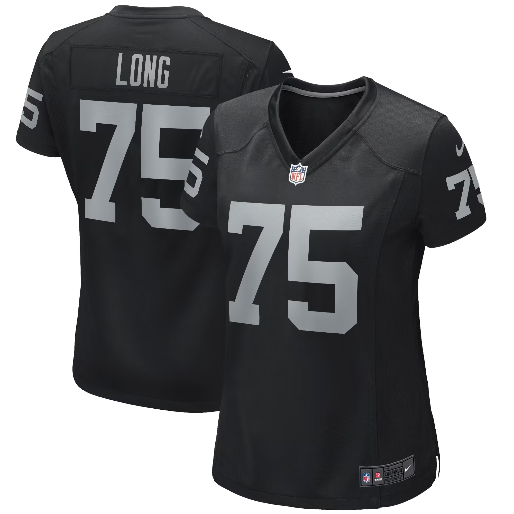 Hunk Wear - Howie Long Las Vegas Raiders Nike Women's Game Retired Player Jersey - Black