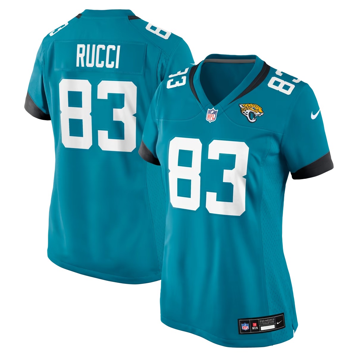 Hunk Wear - Hayden Rucci Jacksonville Jaguars Nike Women's Team Game Jersey - Teal