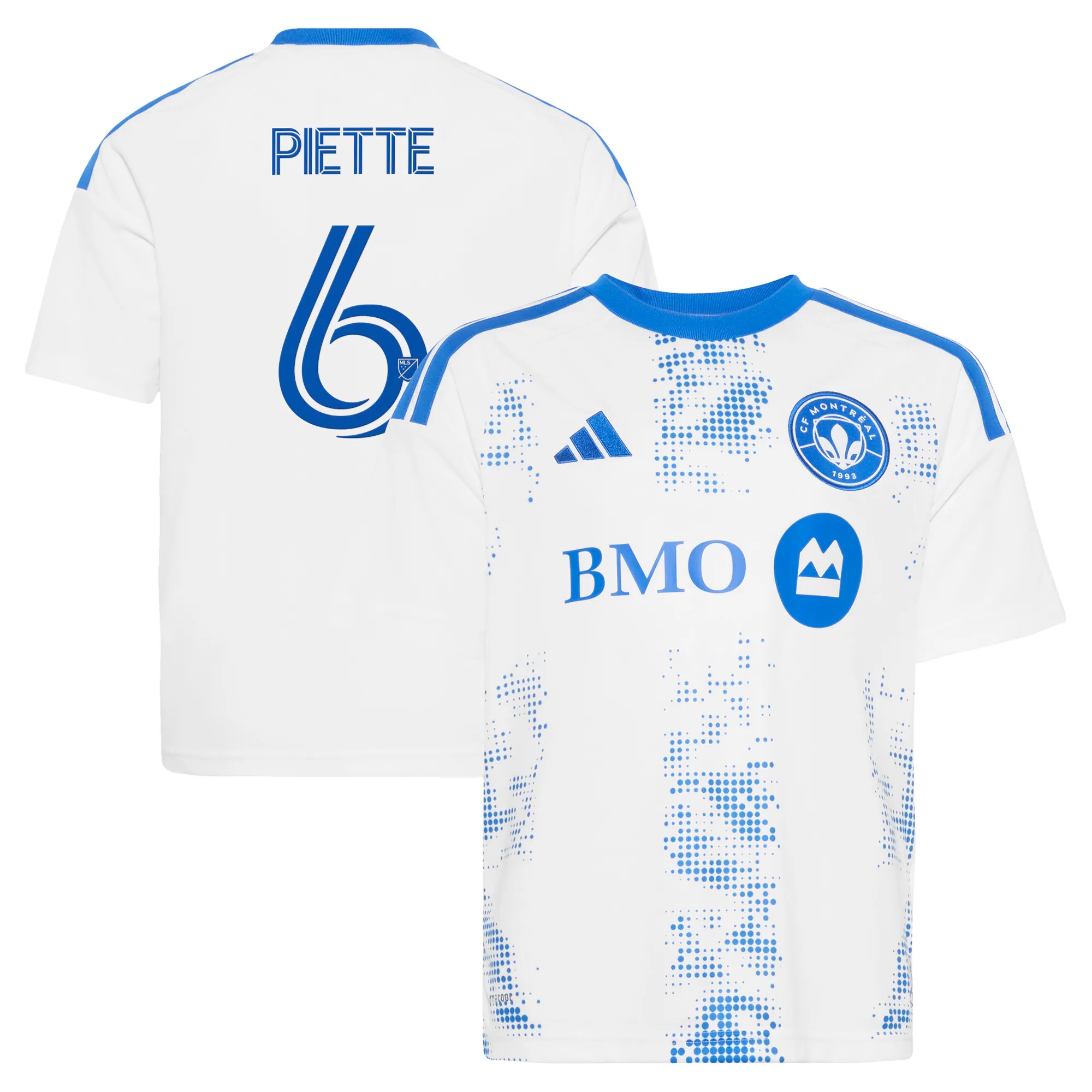 Hunk Wear - Samuel Piette CF Montreal adidas Youth 2026 The Procure Jersey Replica Jersey - White