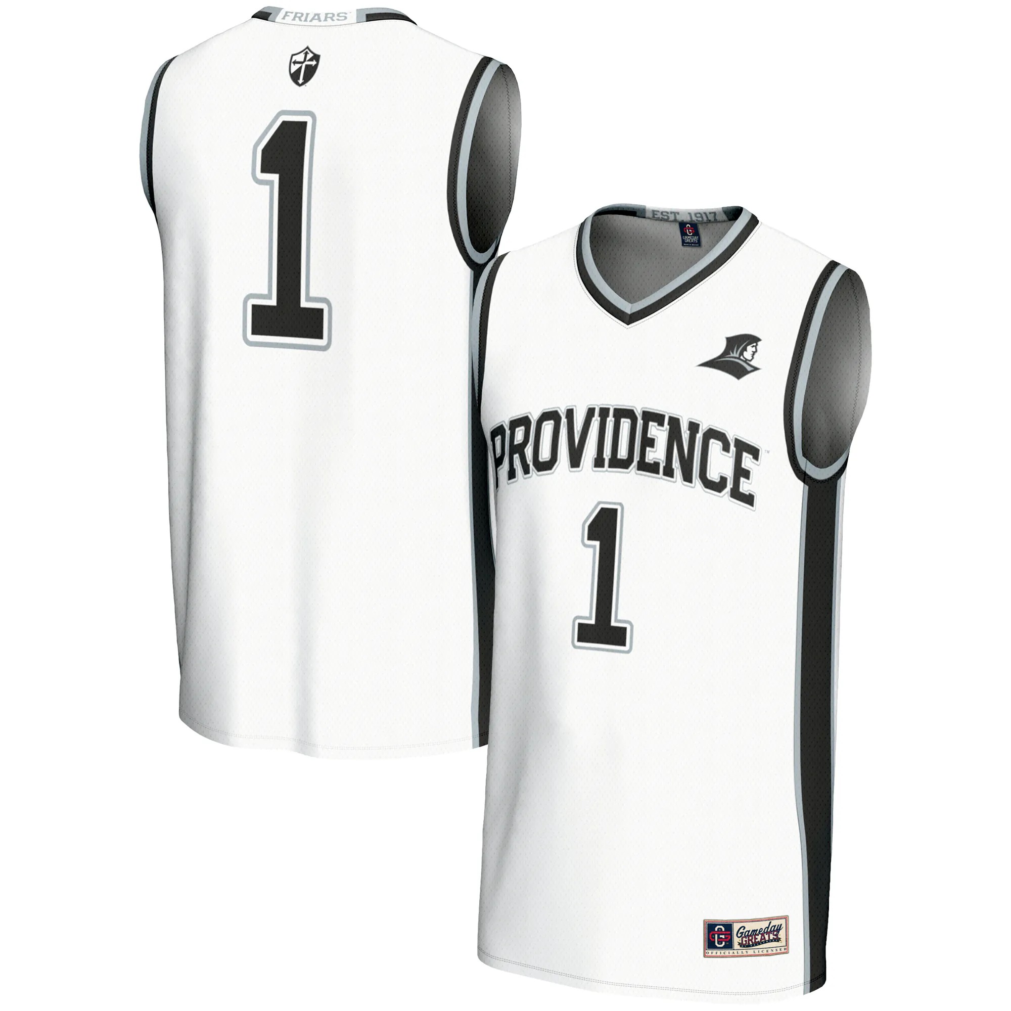 Hunk Wear - #1 Providence Friars GameDay Greats Youth Lightweight Basketball Jersey - White