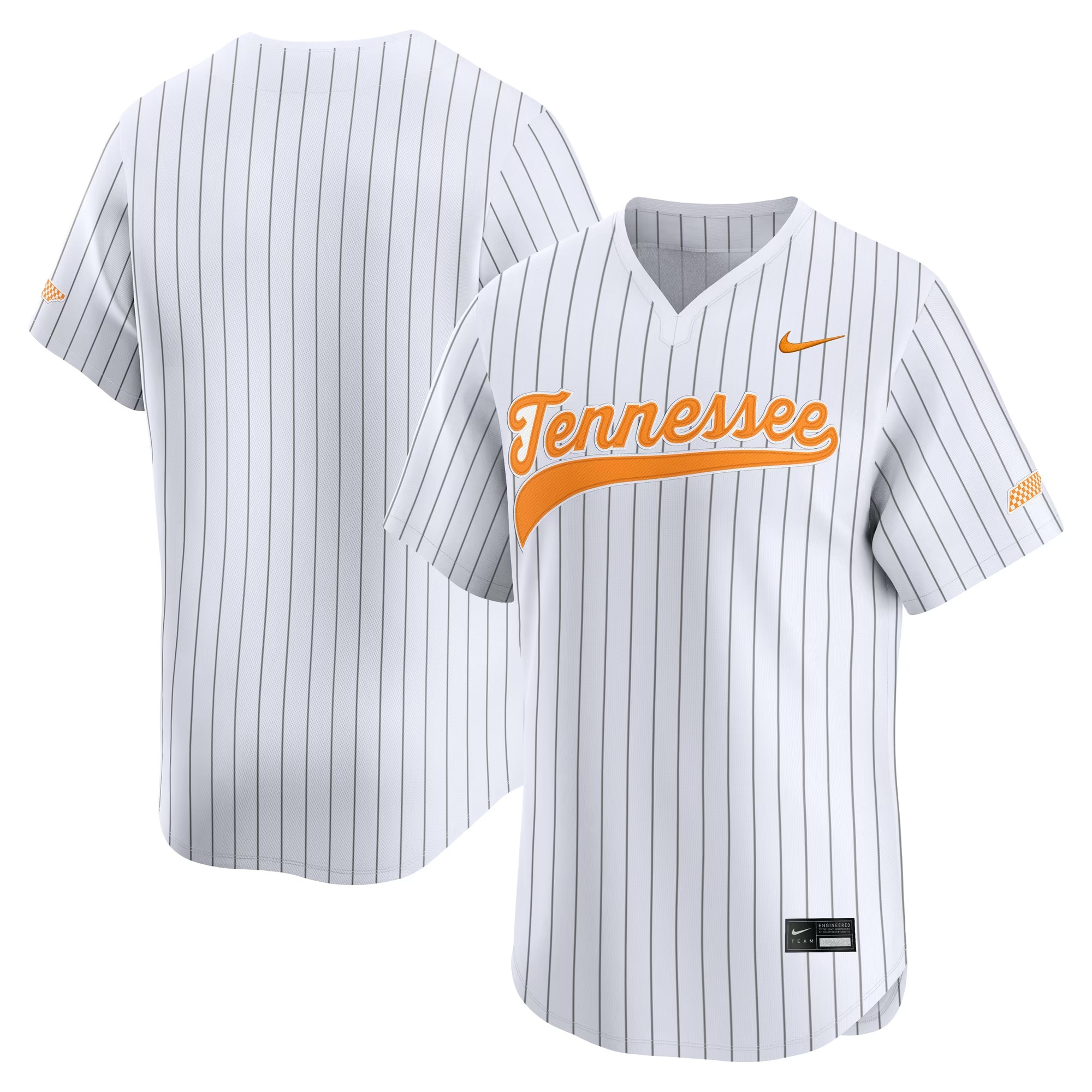 Hunk Wear - Tennessee Volunteers Nike Baseball Limited Jersey - White