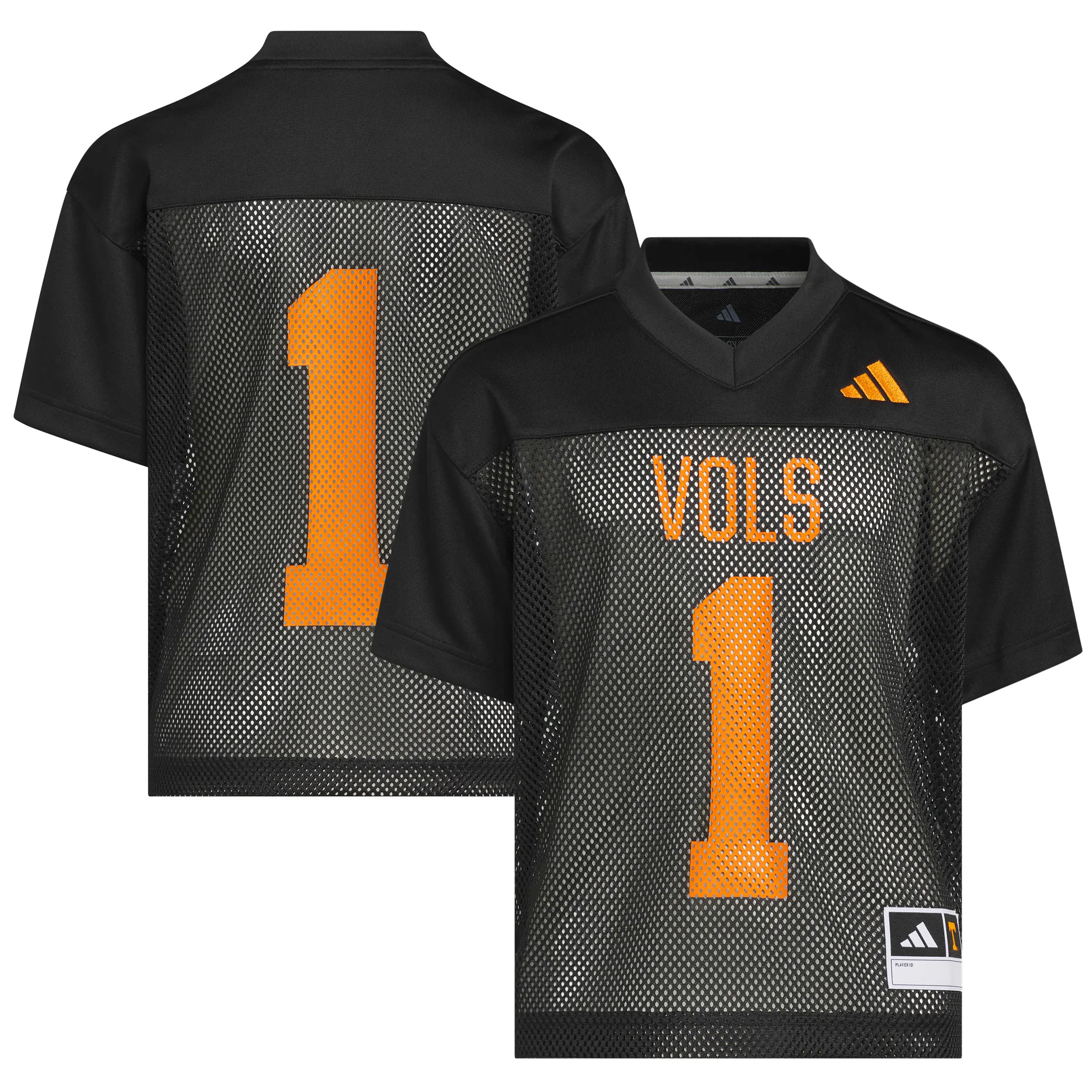 Hunk Wear - Tennessee Volunteers adidas Youth Tailgate Jersey - Black