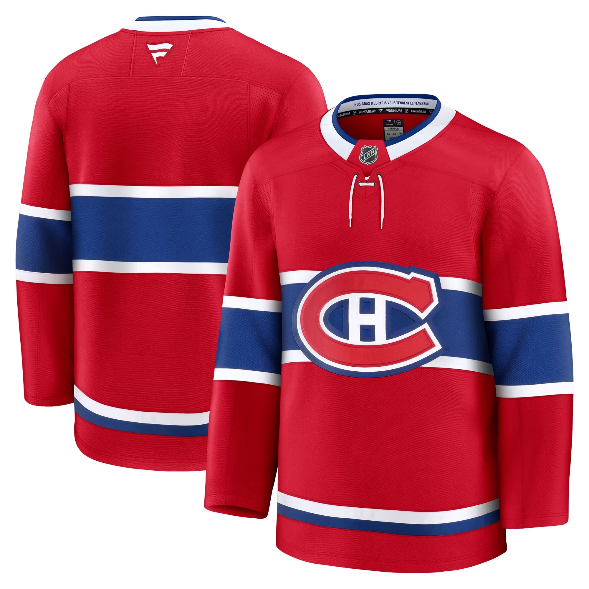 Hunk Wear - Montreal Canadiens Fanatics Home Premium Jersey - Red