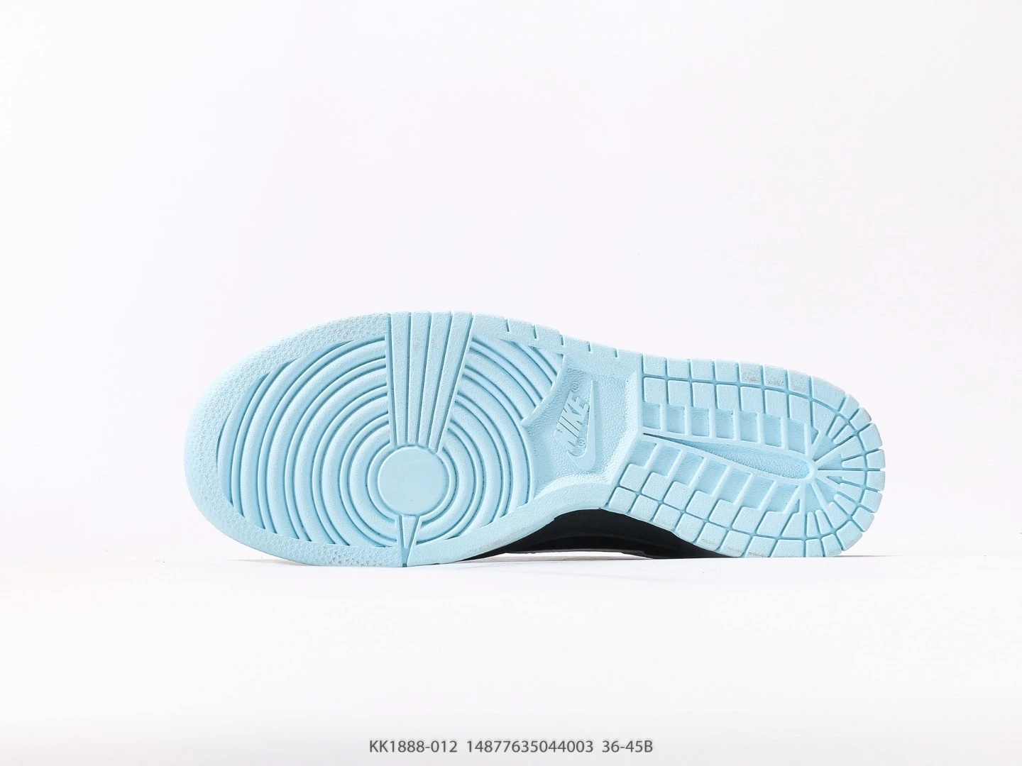 Nike SB Dunk Low Light Blue Stussy Collaboration Black Suede