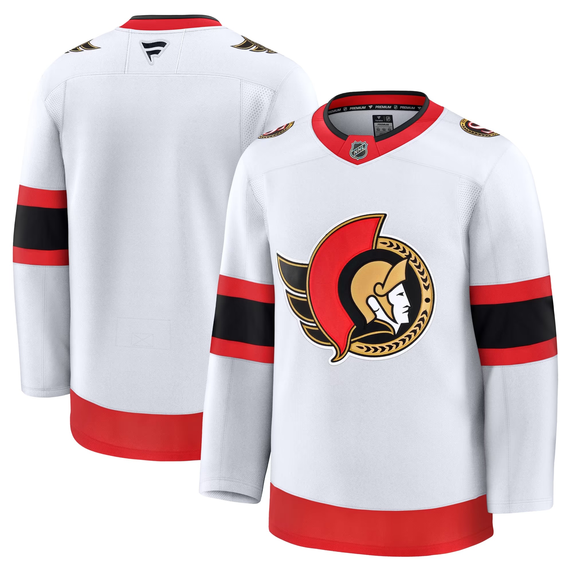 Hunk Wear - Ottawa Senators Fanatics Away Premium Jersey - White