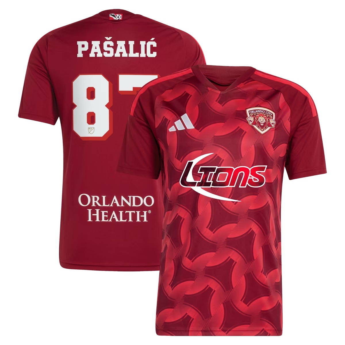 Hunk Wear - Marco Pašalić Orlando City SC adidas 2026 Archive Replica Jersey - Red