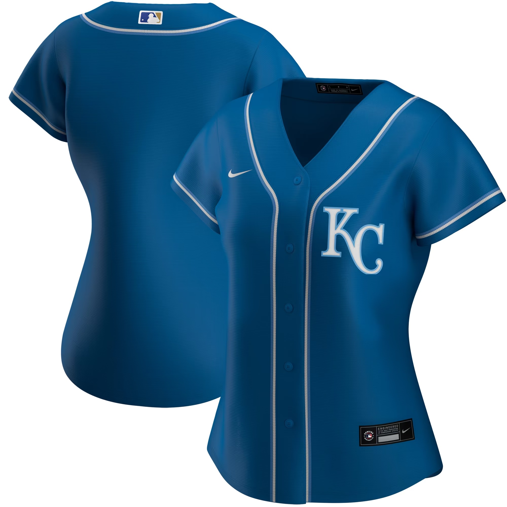 Hunk Wear - Kansas City Royals Nike Women's Alternate Replica Team Jersey - Royal