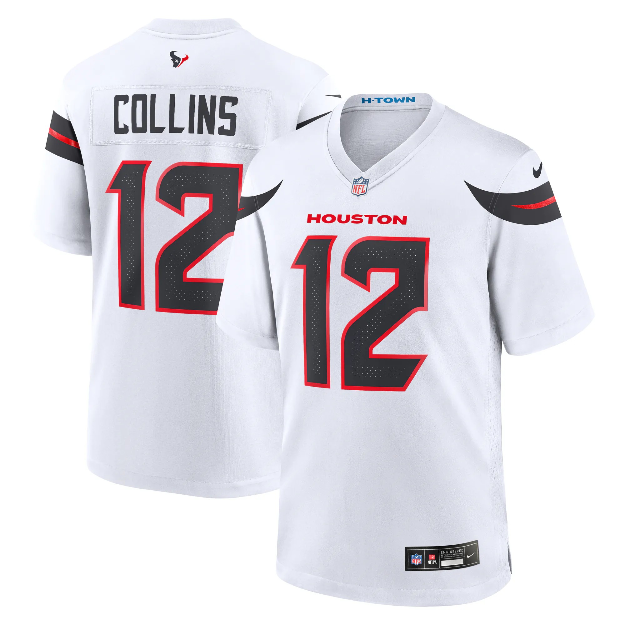 Hunk Wear - Nico Collins Houston Texans Nike Game Jersey - White