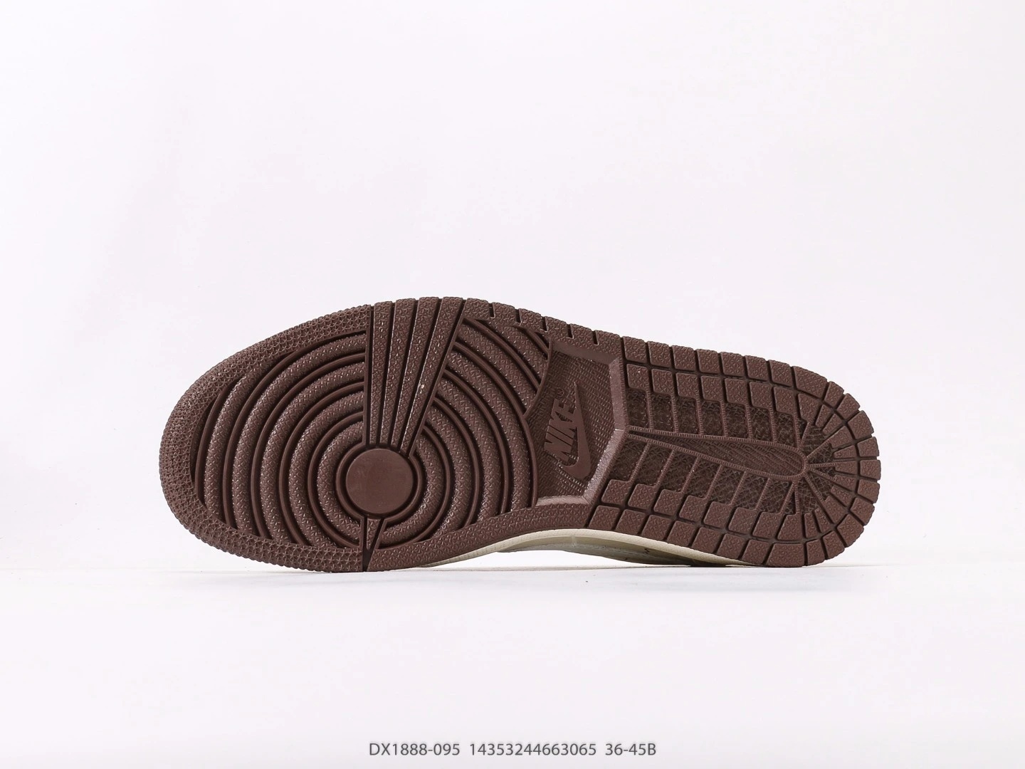 Nike Labubu Sneakers Brown White Cartoon Print Leather Low Top DX1888-095