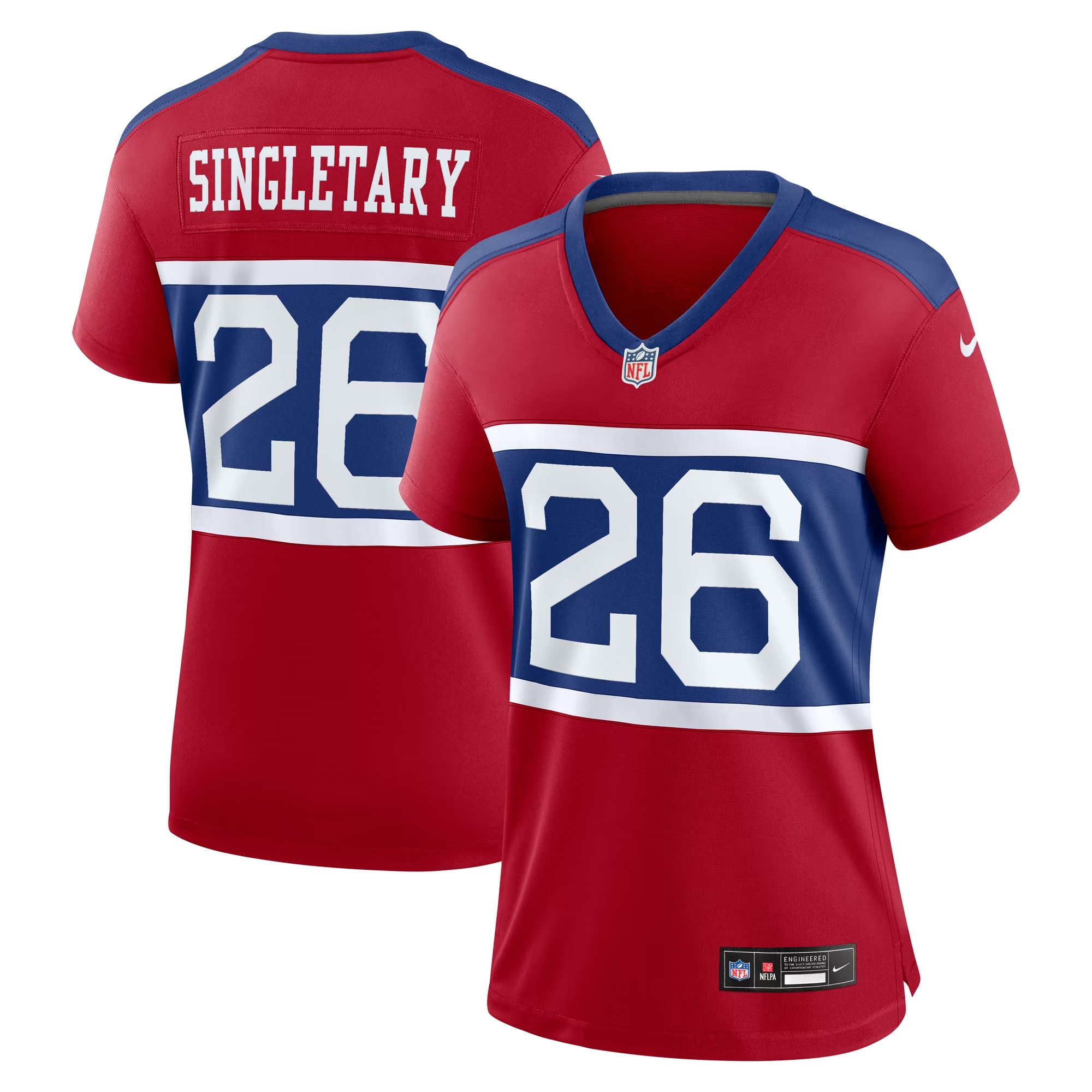 Hunk Wear - Devin Singletary New York Giants Nike Women's Alternate Game Jersey - Century Red