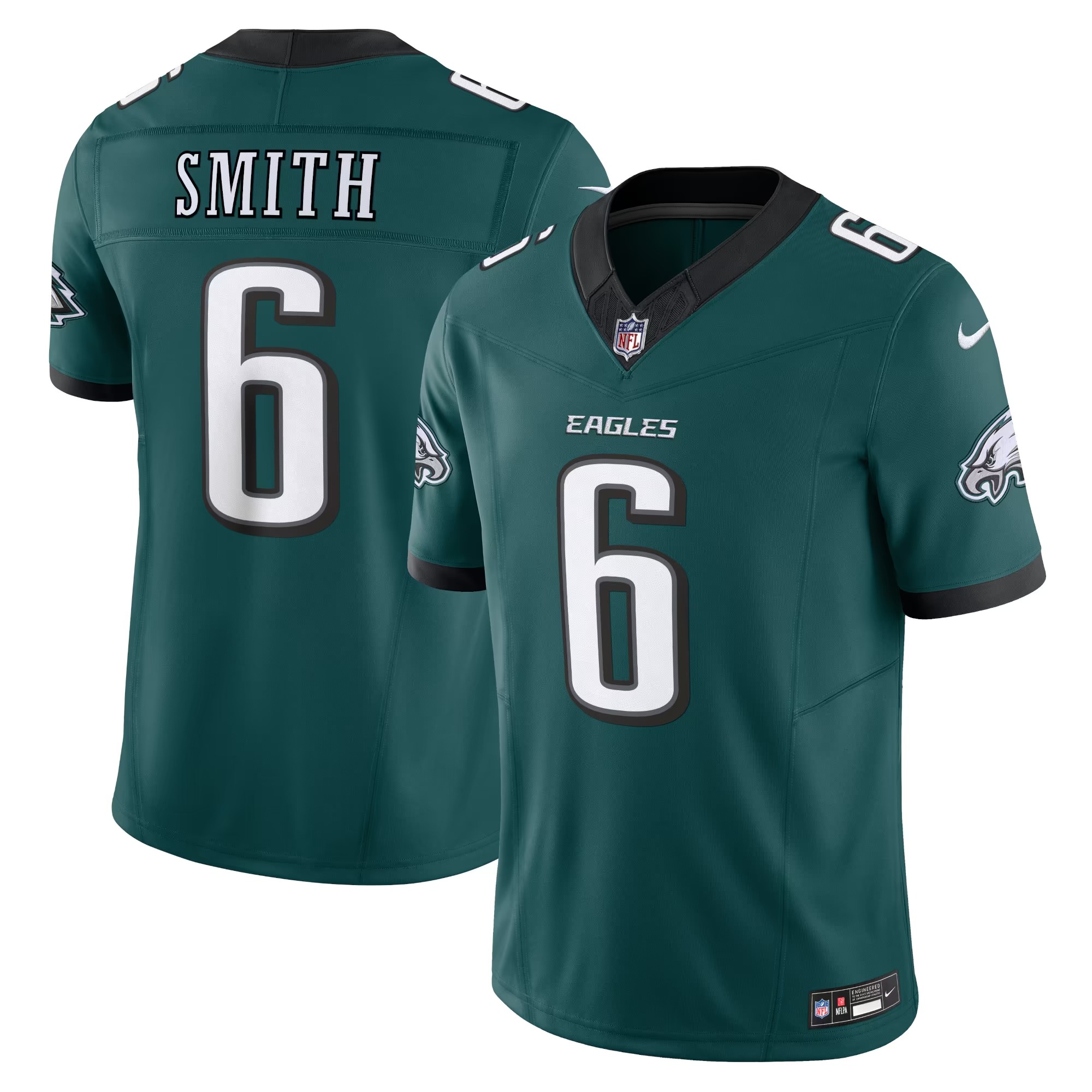 Hunk Wear - DeVonta Smith Philadelphia Eagles Nike Vapor F.U.S.E. Limited Jersey - Midnight Green