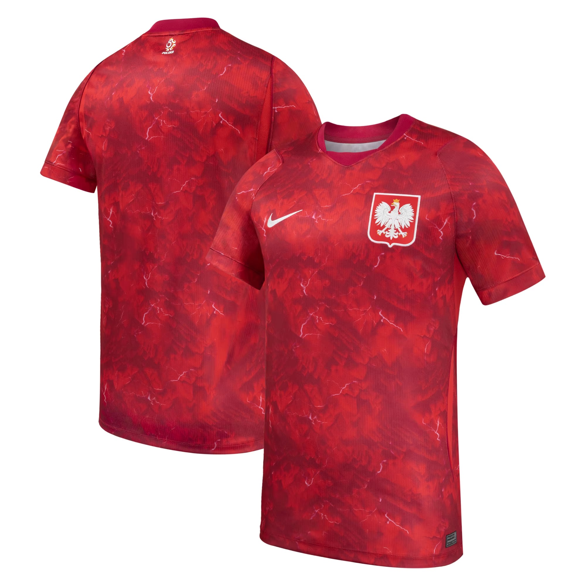 Hunk Wear - Poland National Team Nike 2026 Away Stadium Replica Jersey - Red
