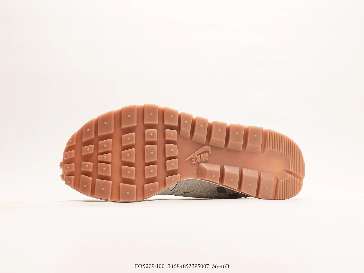 Nike Woven Sneakers White Checkerboard Pattern Rubber Sole DR5209-100