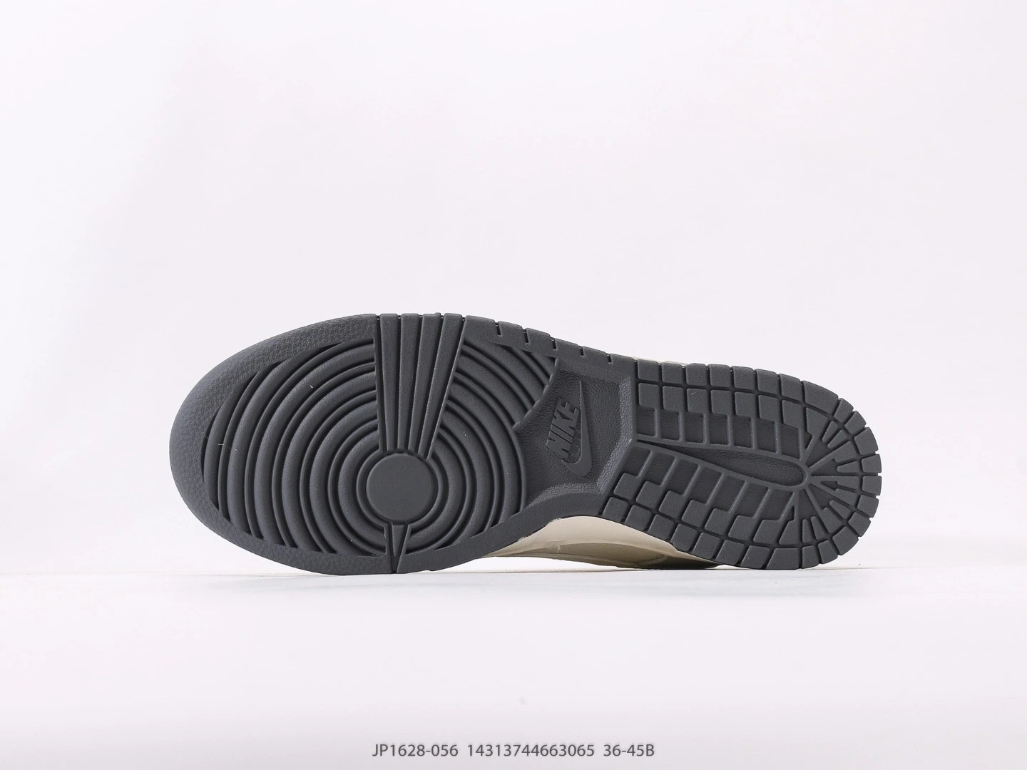 Nike Dunk Low Grey White Leather Sneakers JP1628-056