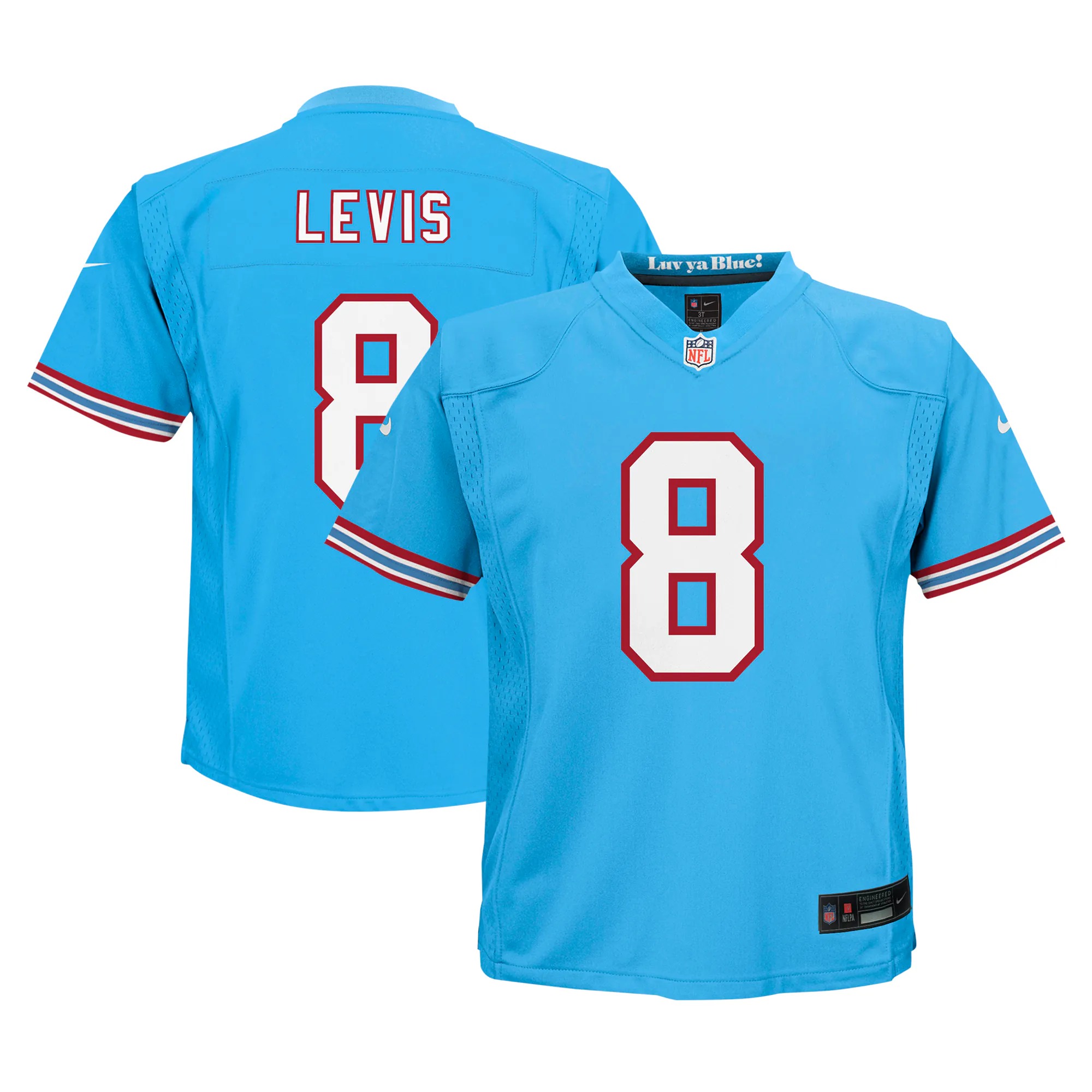 Hunk Wear - Will Levis Tennessee Titans Nike Infant Alternate Player Game Jersey - Light Blue
