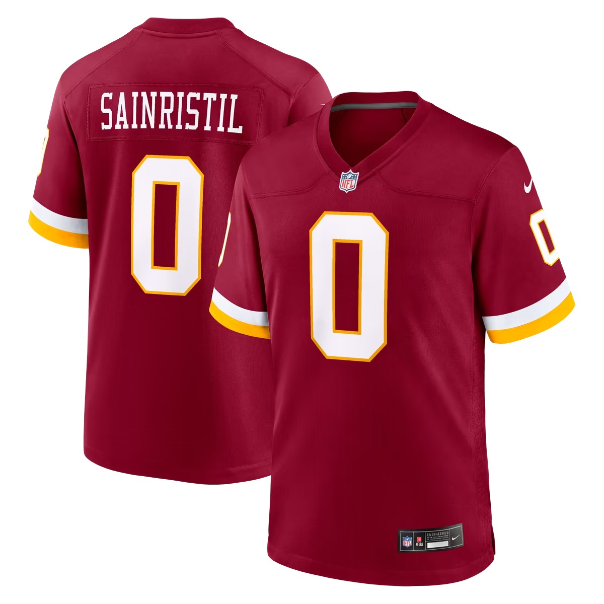 Hunk Wear - Mike Sainristil Washington Commanders Nike Game Jersey - Burgundy