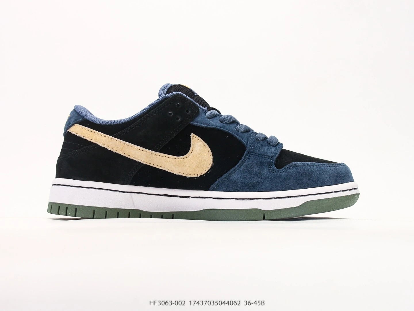 Nike SB Dunk Low Suede Navy Black Tan HF3063-002