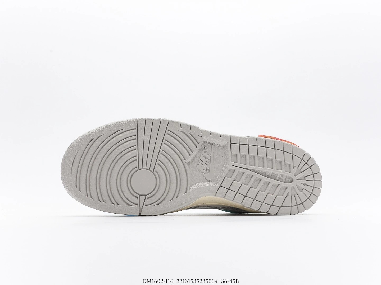 Nike Dunk Low Off-White Grey Canvas Sneakers DM1602-116