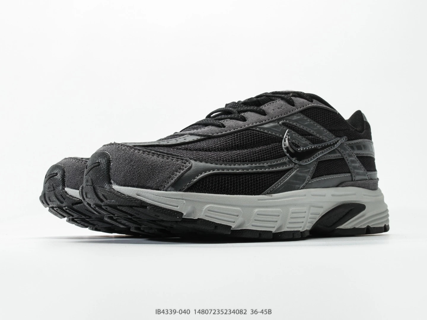 Nike Running Shoes Grey Suede Mesh Athletic IB4339-040