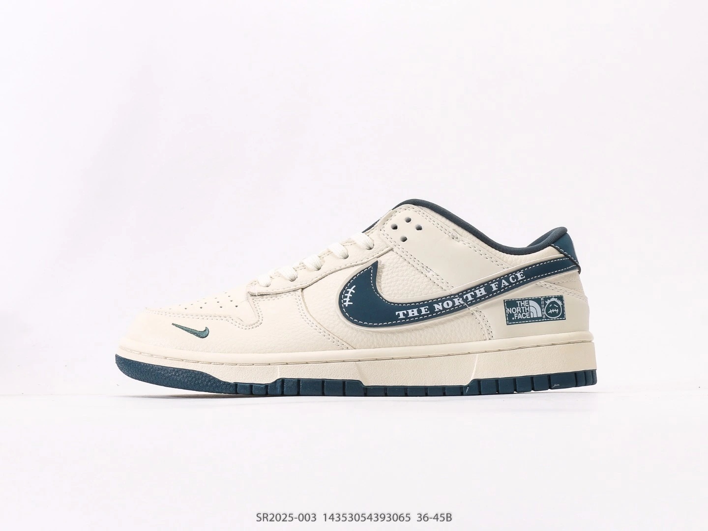 Nike Dunk Low Cream Navy The North Face Collaboration Sneakers