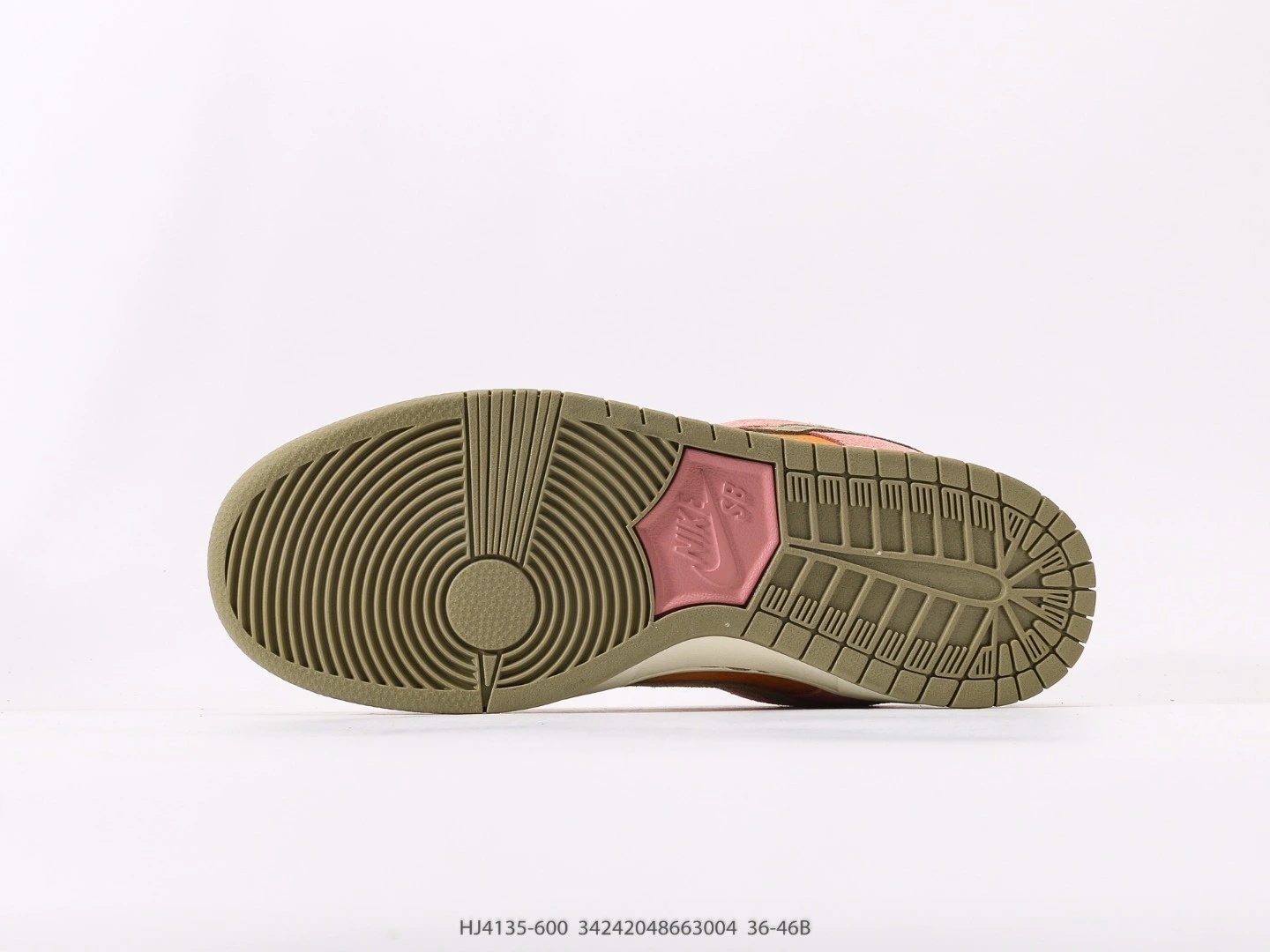 Nike SB Dunk Low Suede Pink Orange Sneakers HJ4135-600