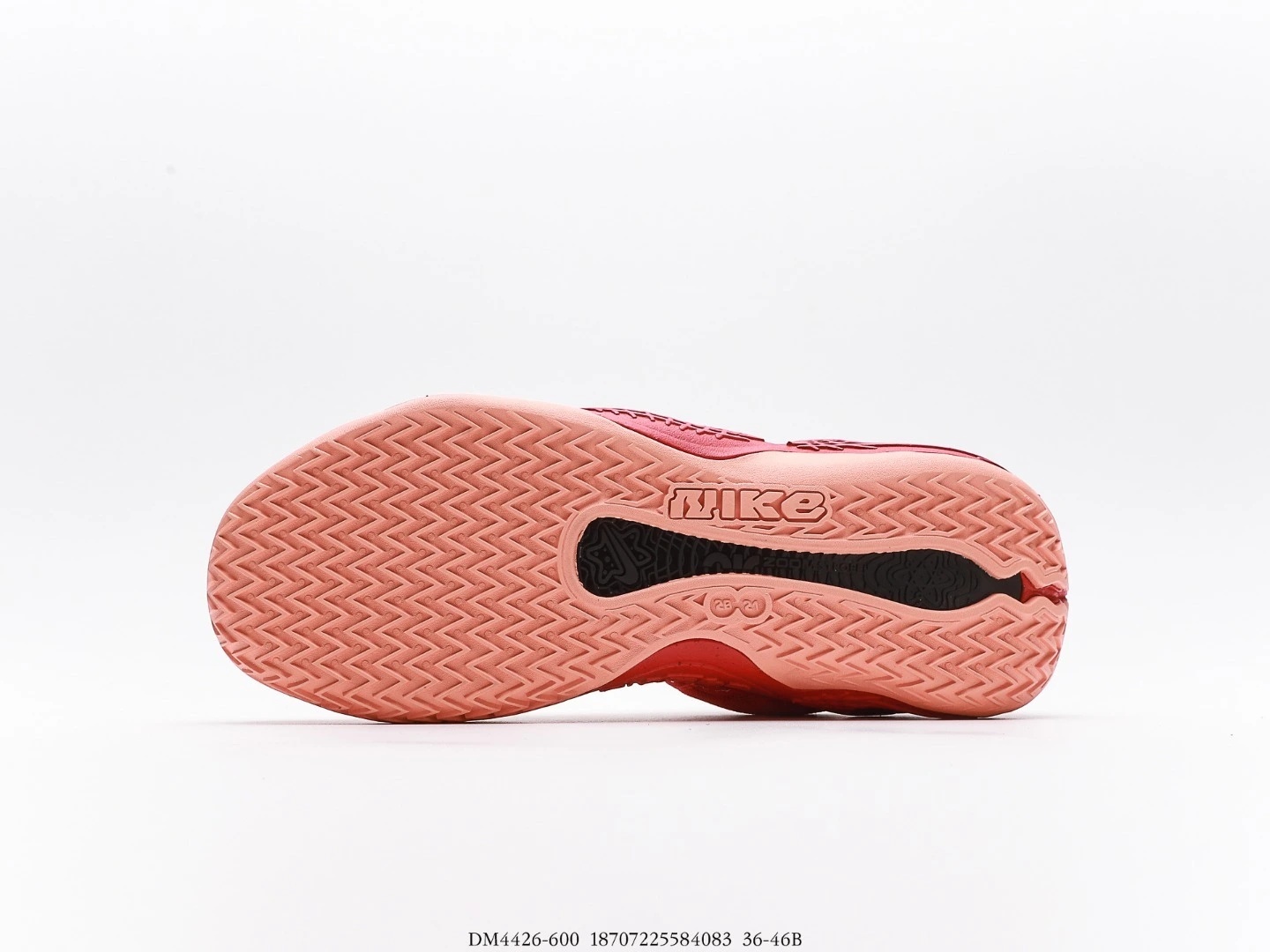 Nike Men’s Athletic Shoes Red Mesh Lace-Up DM4426-600