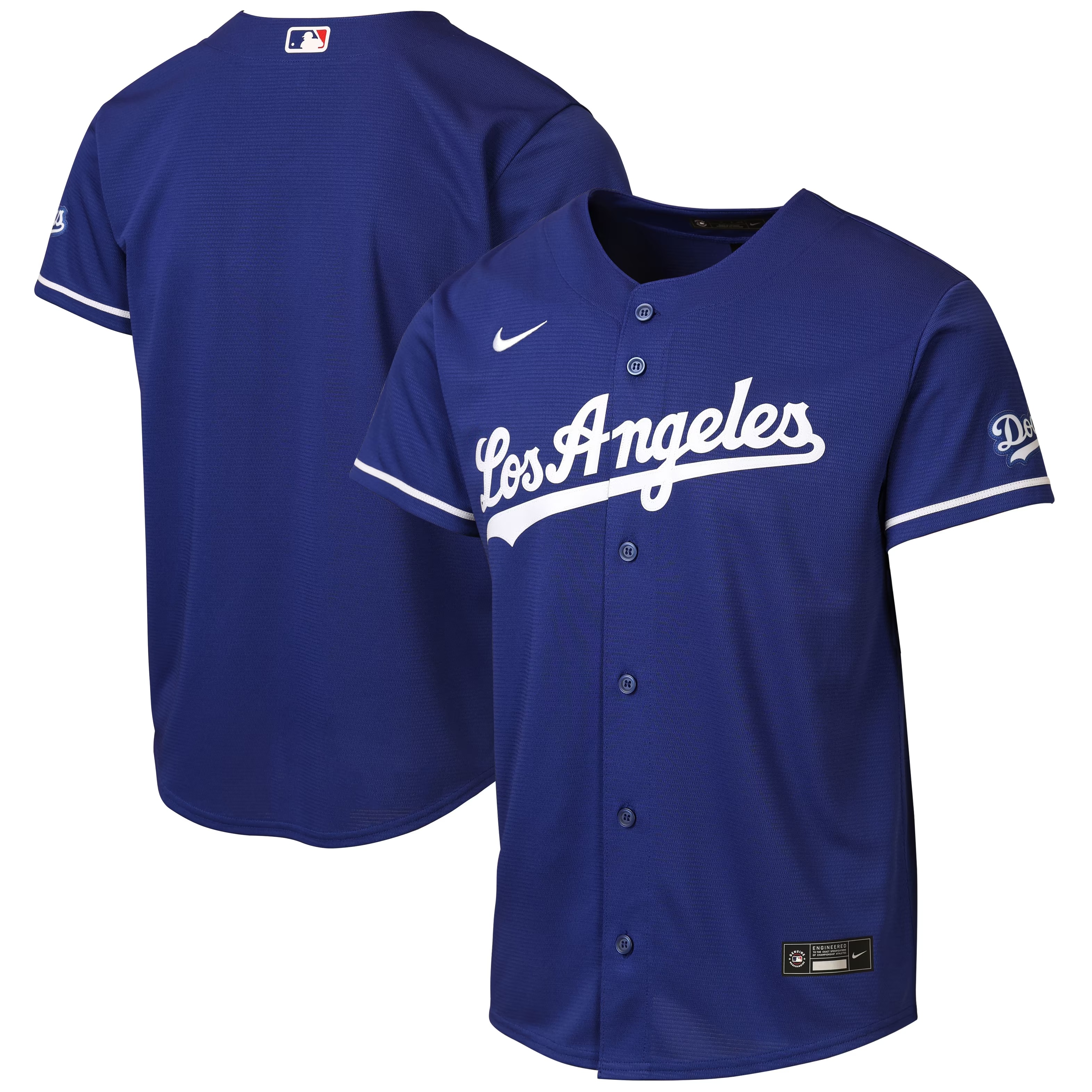 Hunk Wear - Los Angeles Dodgers Nike Youth Alternate 2 Stadium Jersey - Royal