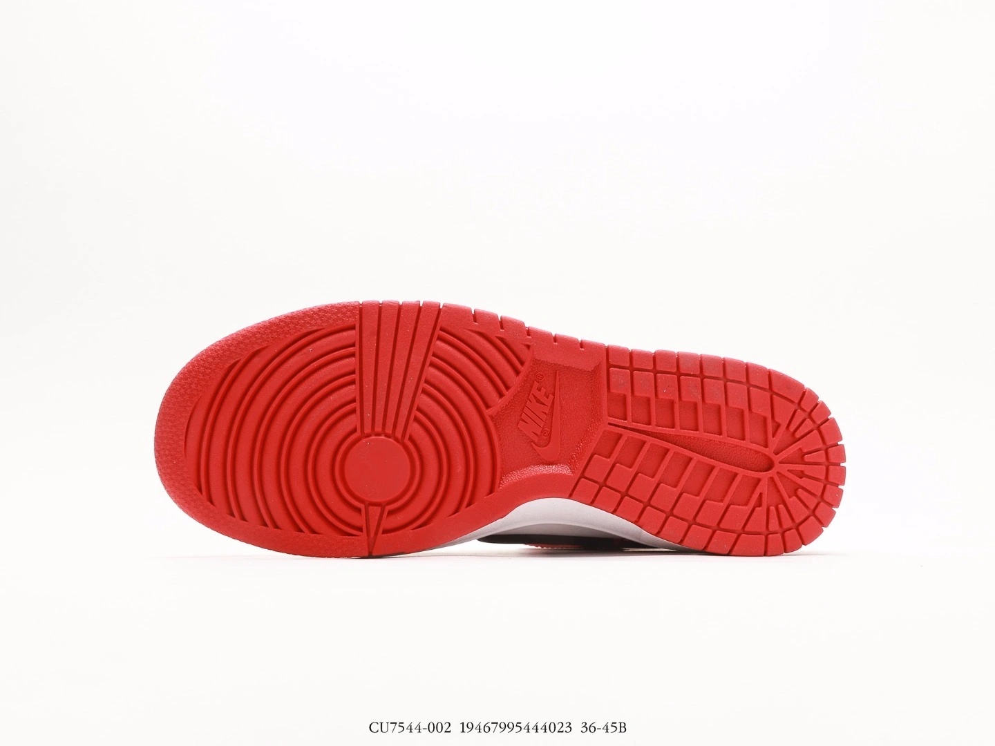 Nike High Top Sneakers White Red Black Swoosh CU7544-002