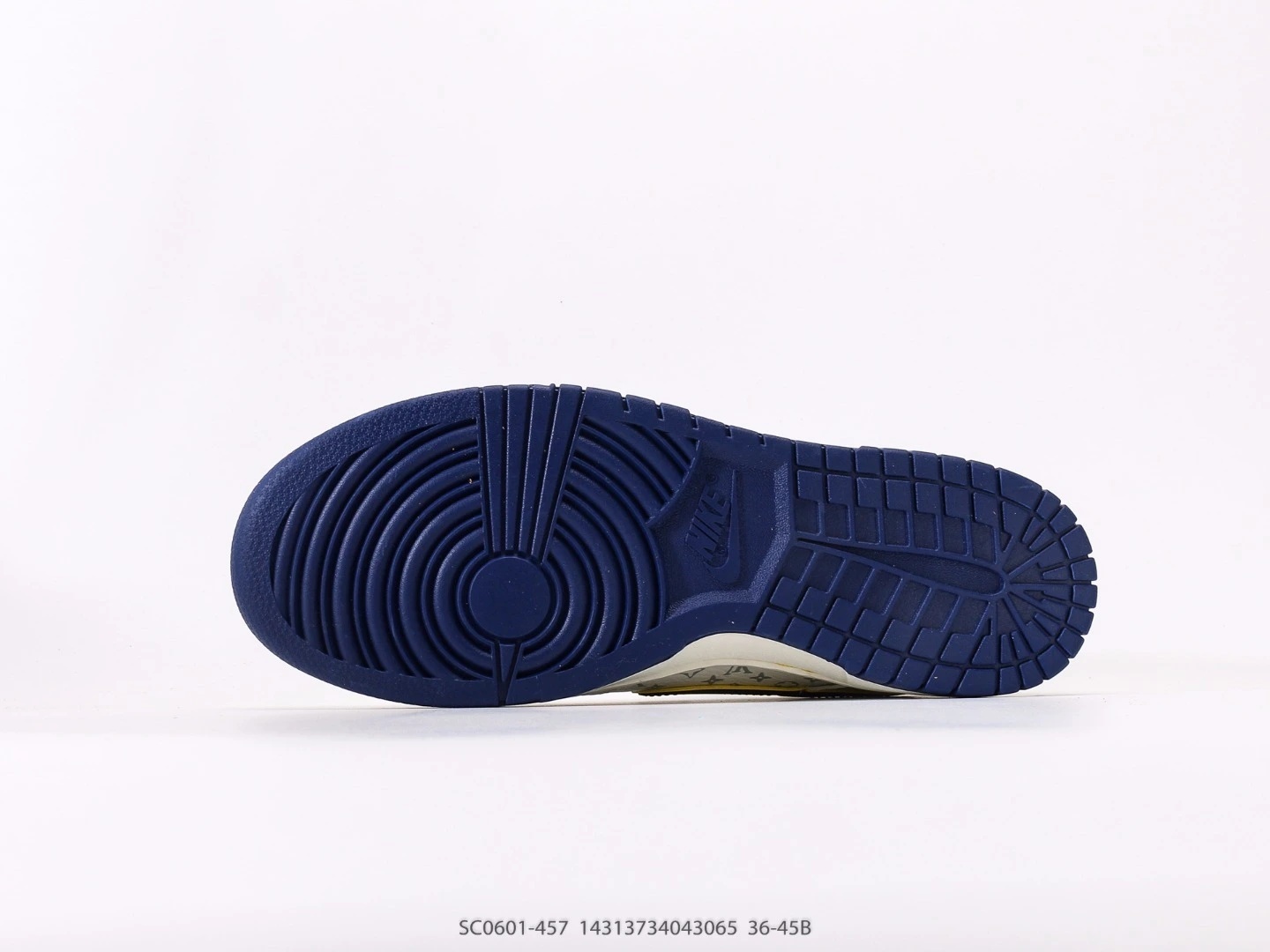 Nike Dunk Low White Blue LV Monogram Sneakers SC0601-457