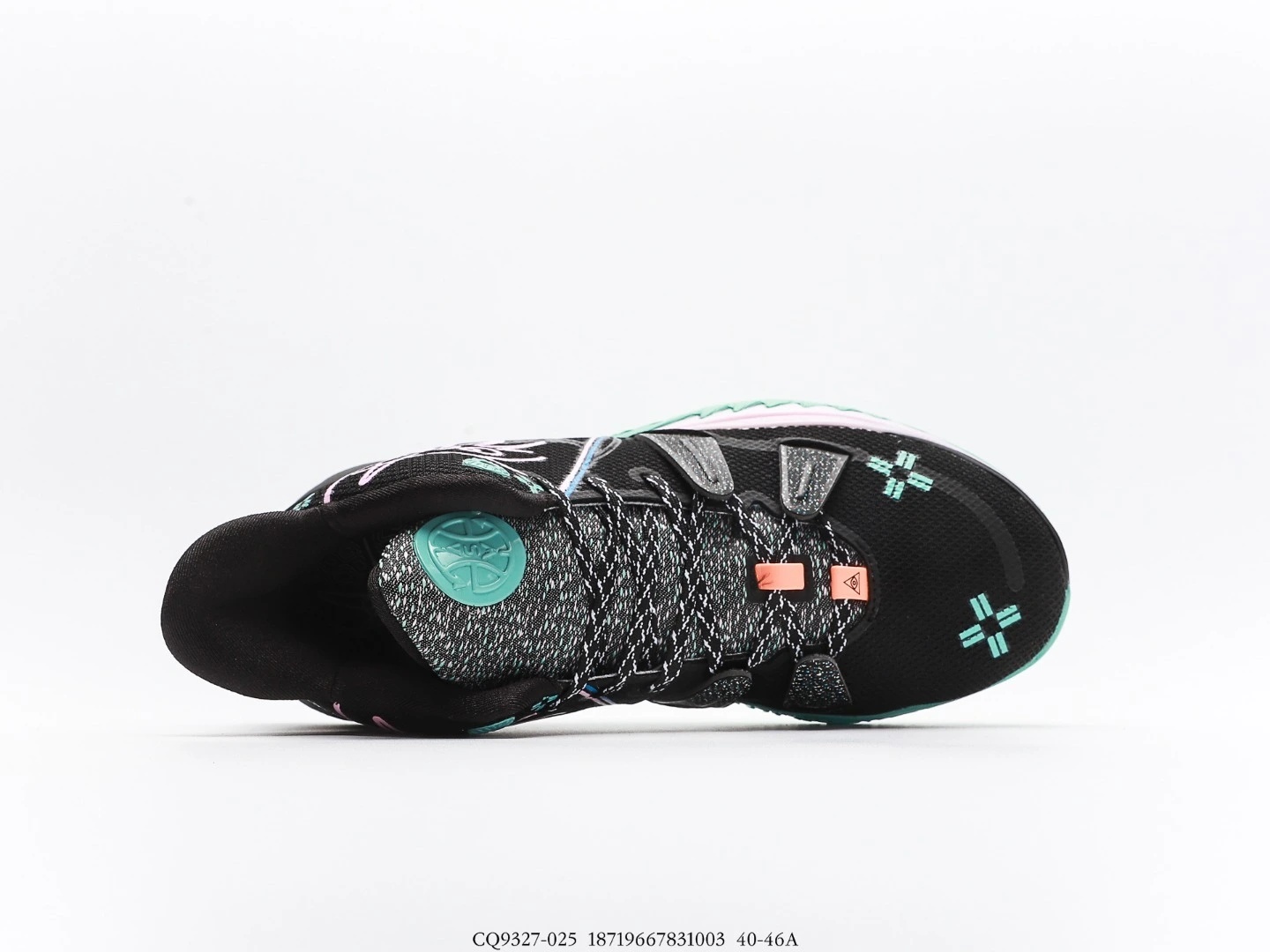 Nike Kyrie Basketball Shoes Black Mint Green CQ9327-025